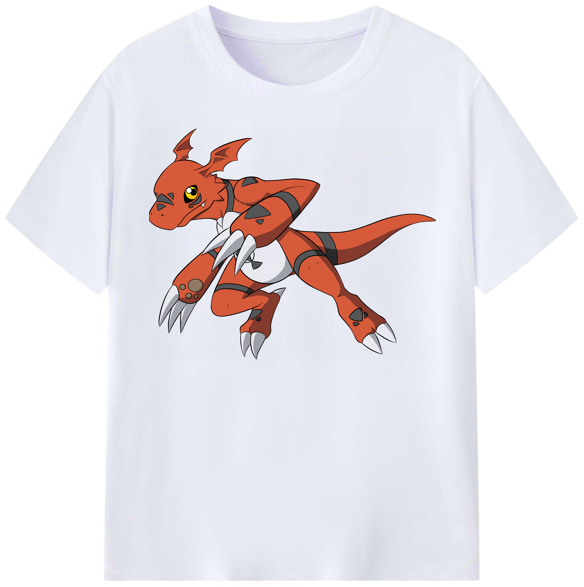 （画像用） Digimon デジタルモンスター/デジモン レディースカジュアルプリントTシャツ（綿100％）