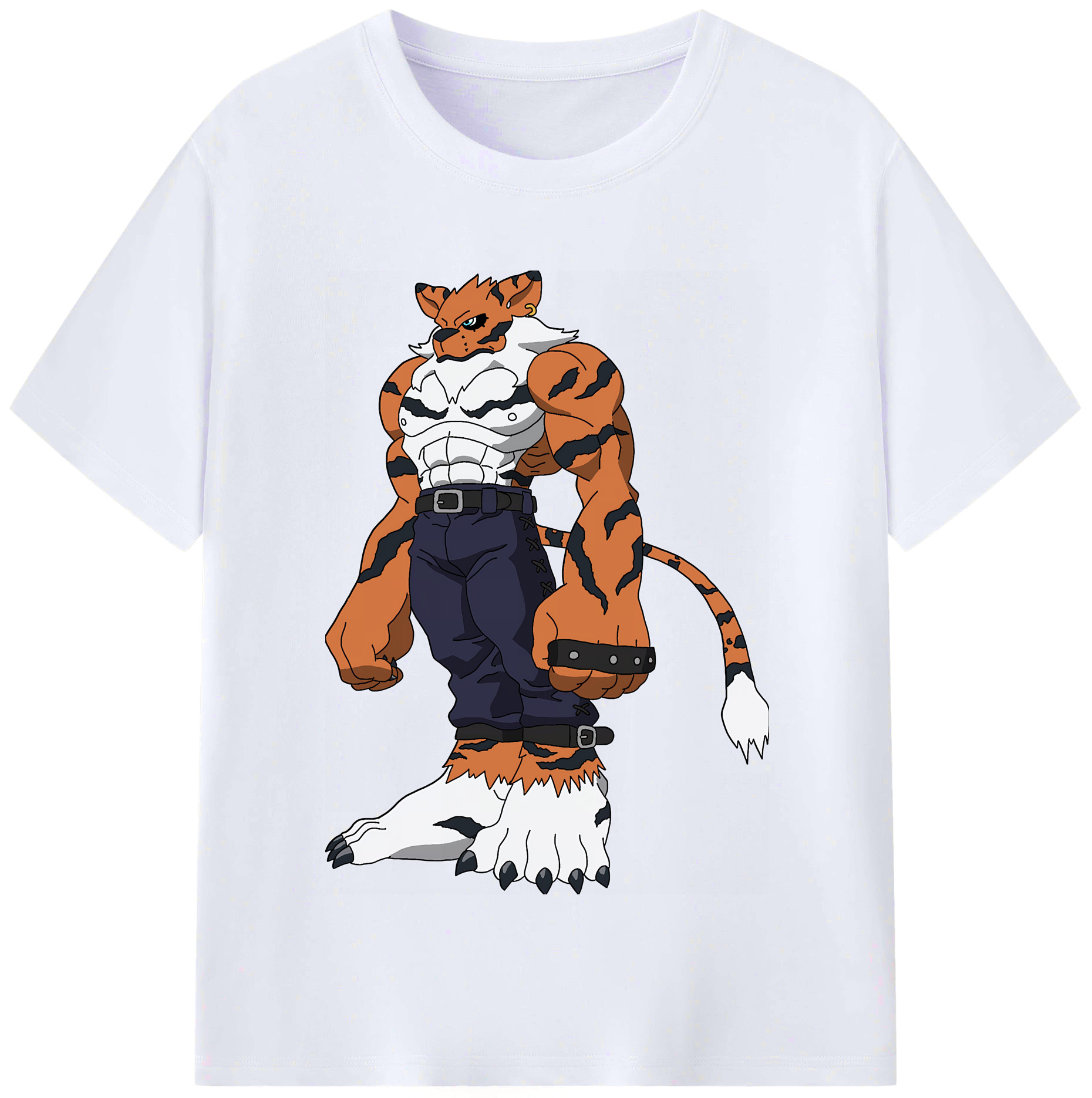 （画像用） Digimon デジタルモンスター/デジモン レディースカジュアルプリントTシャツ（綿100％）