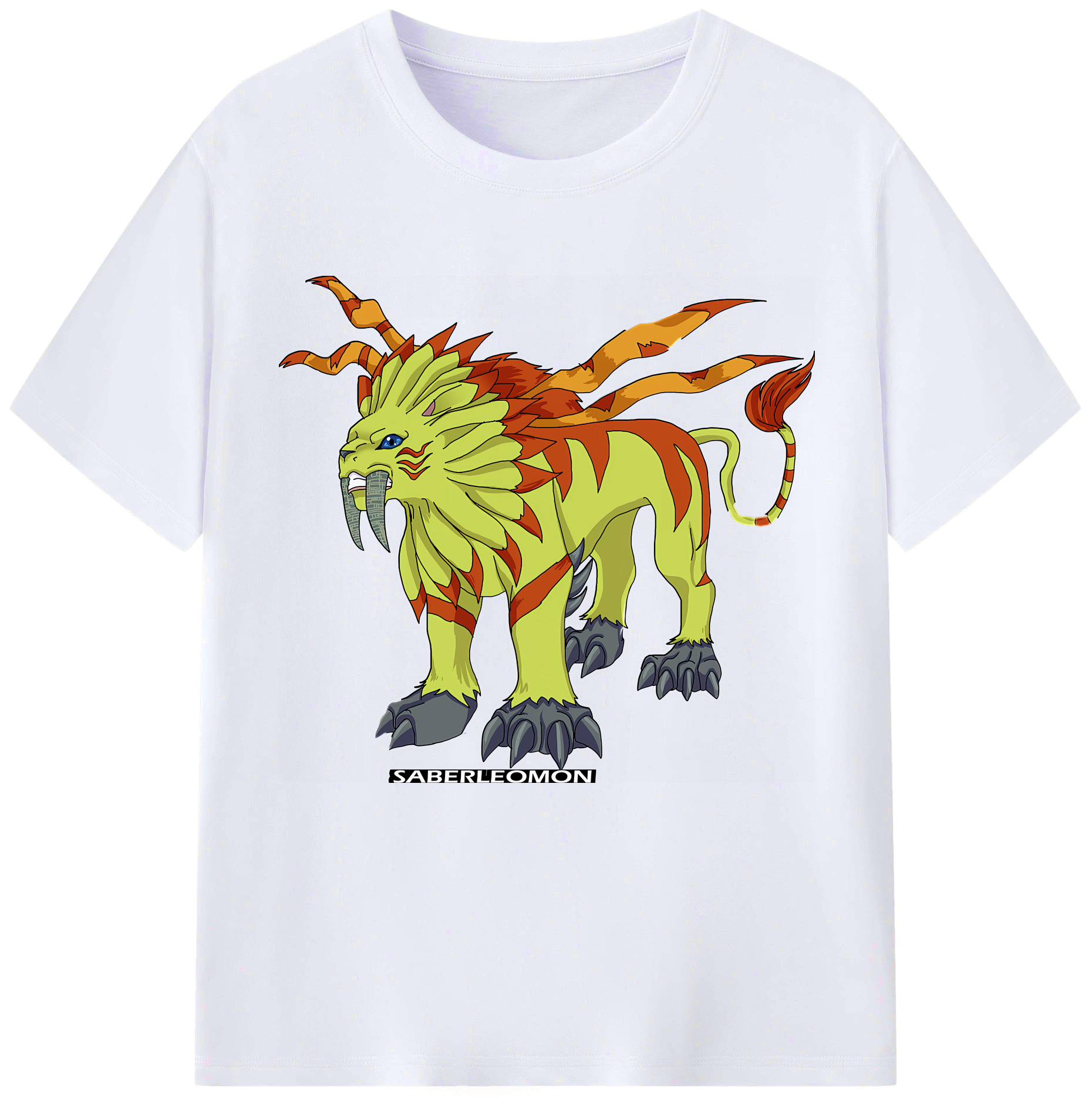 （画像用） Digimon デジタルモンスター/デジモン レディースカジュアルプリントTシャツ（綿100％）