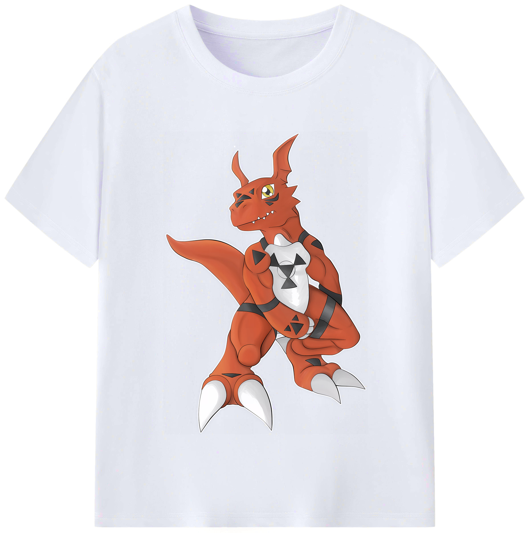 （画像用） Digimon デジタルモンスター/デジモン レディースカジュアルプリントTシャツ（綿100％）