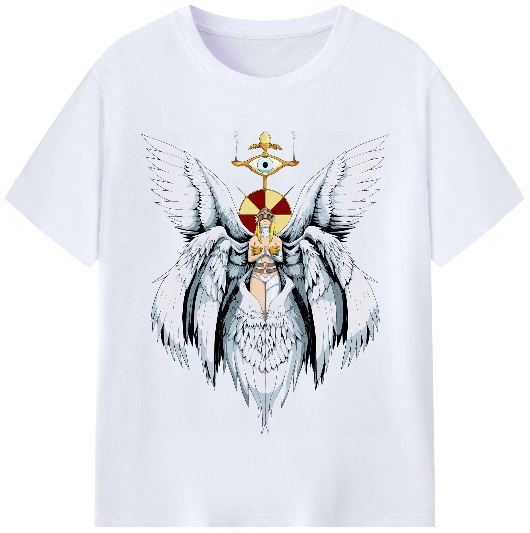 （画像用） Digimon デジタルモンスター/デジモン レディースカジュアルプリントTシャツ（綿100％）