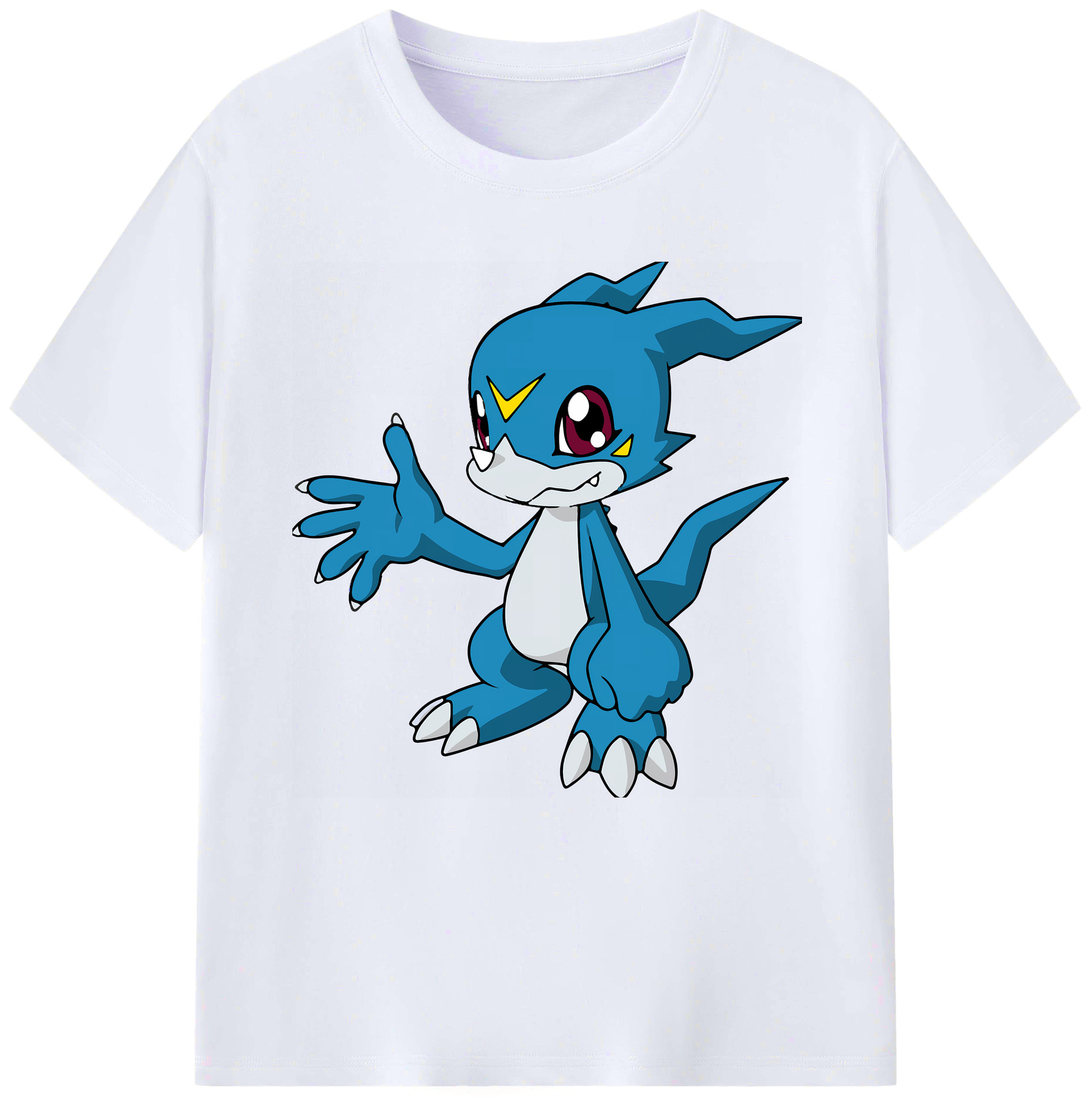 （画像用） Digimon デジタルモンスター/デジモン レディースカジュアルプリントTシャツ（綿100％）