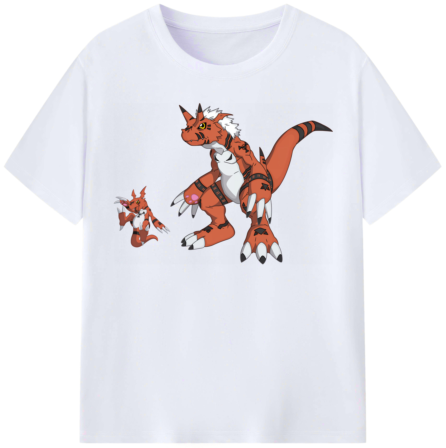 （画像用） Digimon デジタルモンスター/デジモン レディースカジュアルプリントTシャツ（綿100％）