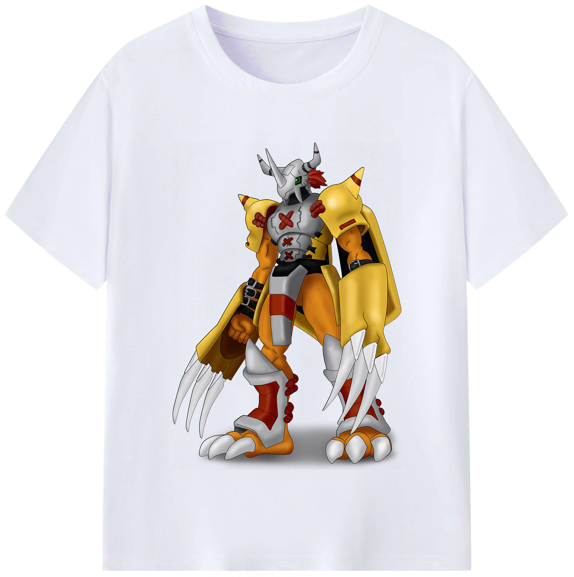 （画像用） Digimon デジタルモンスター/デジモン レディースカジュアルプリントTシャツ（綿100％）