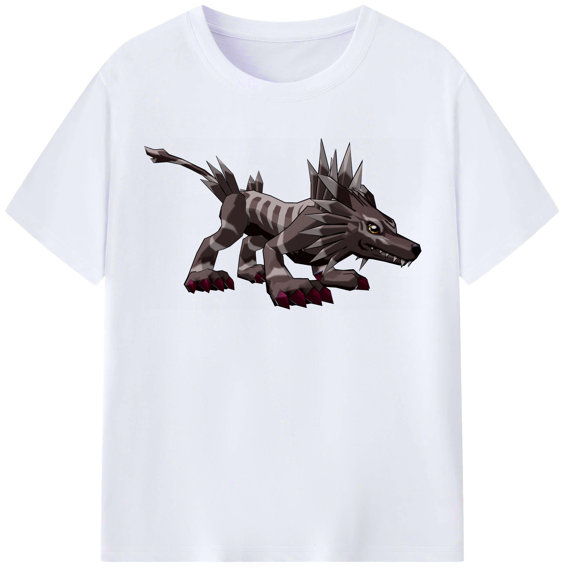 （画像用） Digimon デジタルモンスター/デジモン レディースカジュアルプリントTシャツ（綿100％）