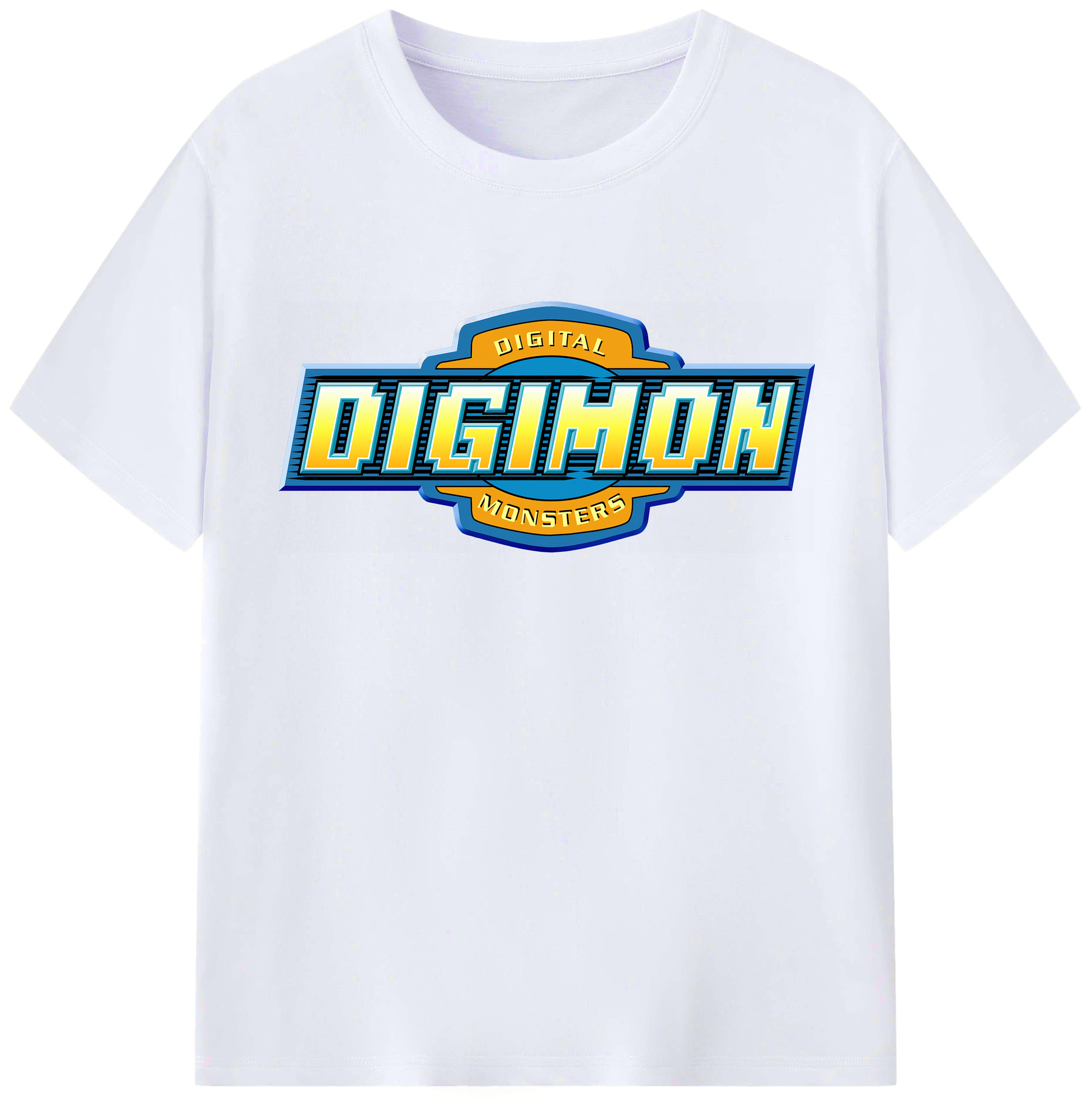 （画像用） Digimon デジタルモンスター/デジモン レディースカジュアルプリントTシャツ（綿100％）