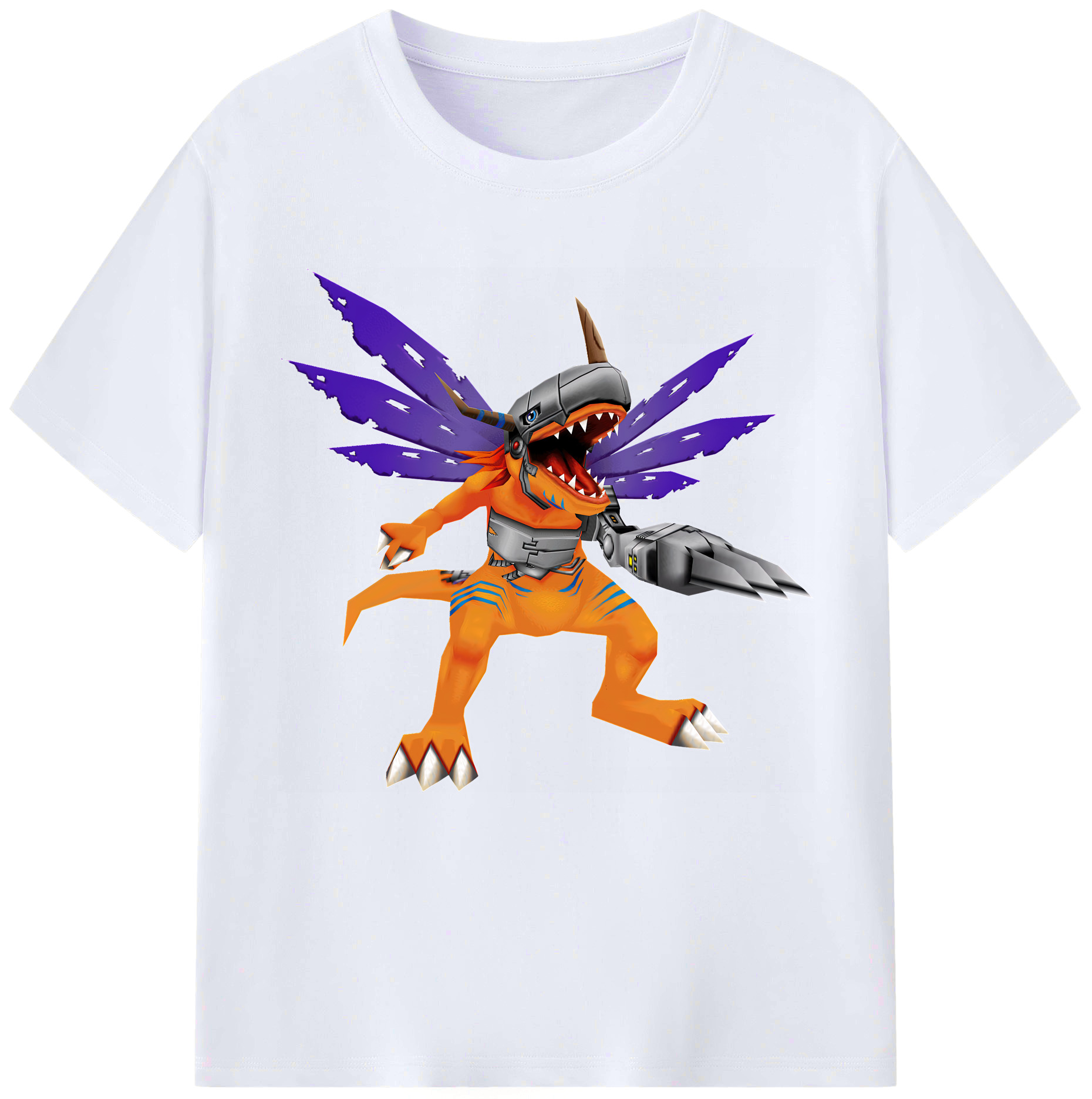 （画像用） Digimon デジタルモンスター/デジモン レディースカジュアルプリントTシャツ（綿100％）