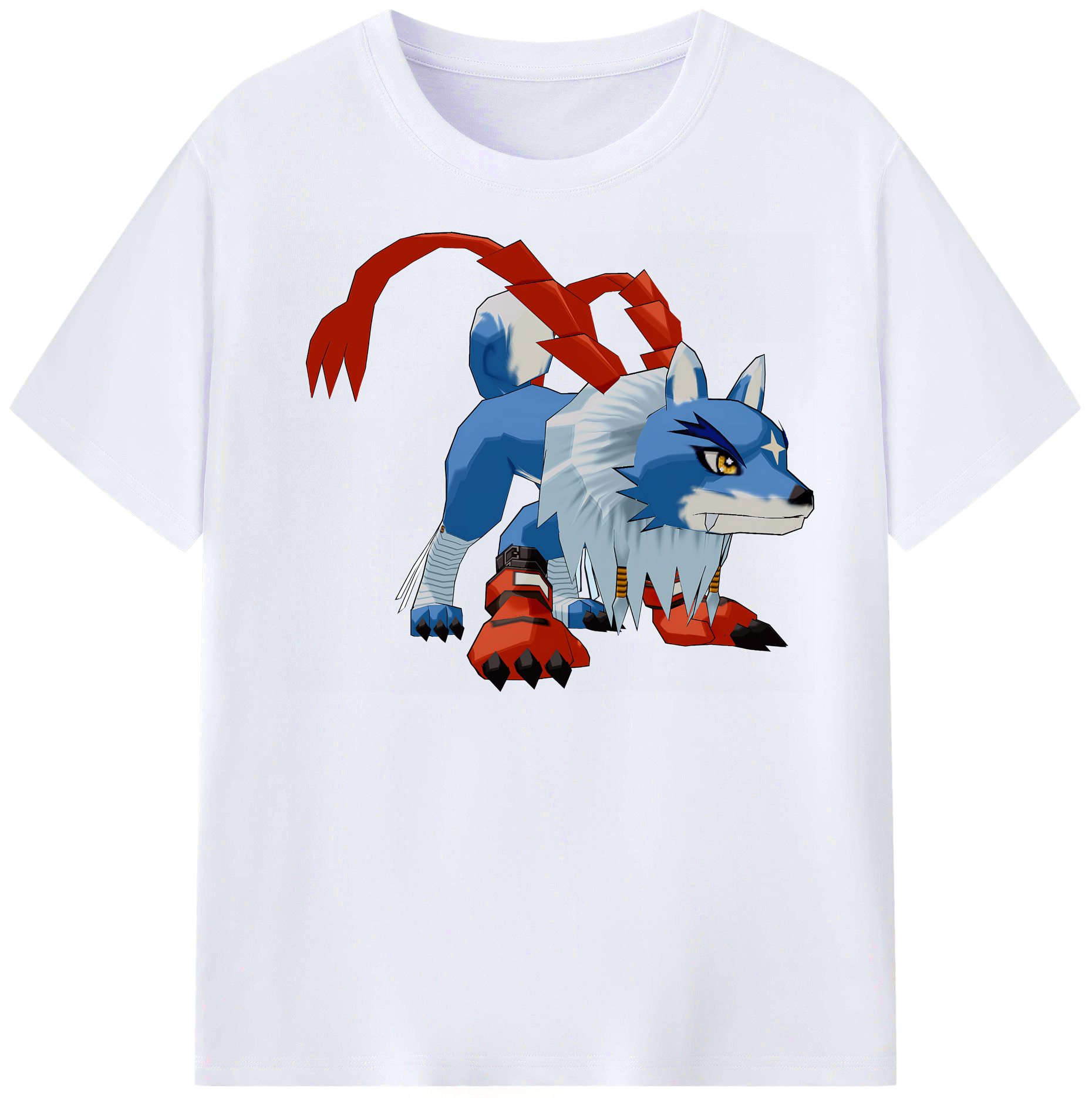 （画像用） Digimon デジタルモンスター/デジモン レディースカジュアルプリントTシャツ（綿100％）