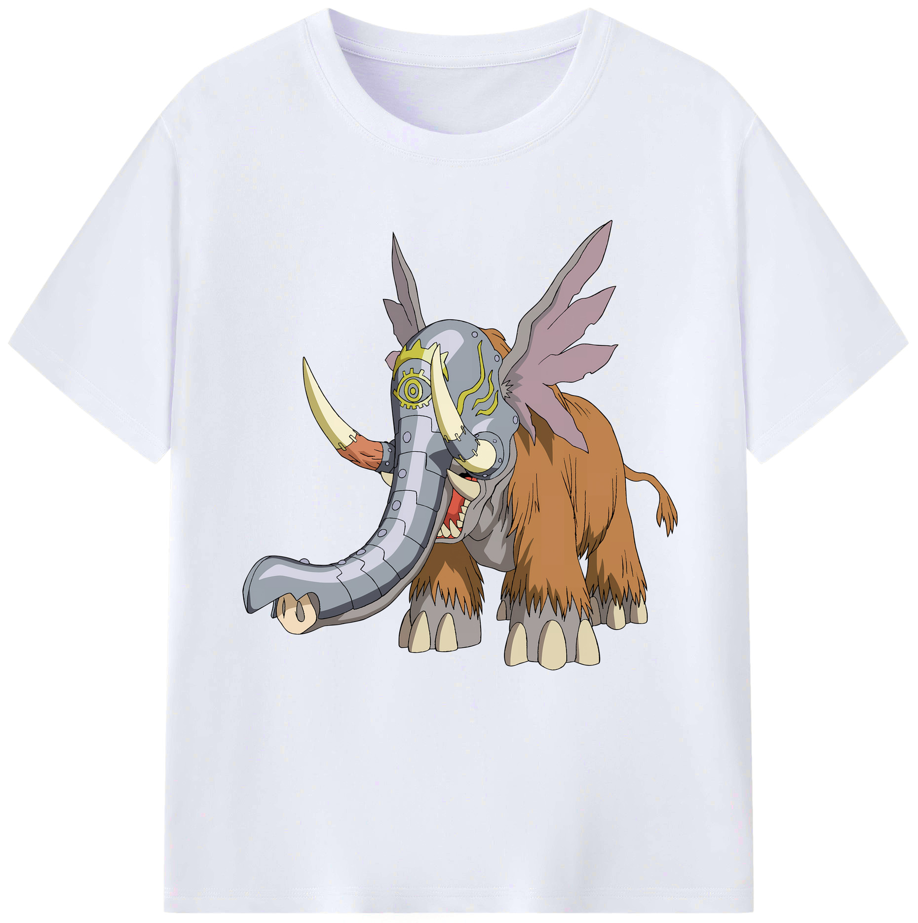 （画像用） Digimon デジタルモンスター/デジモン レディースカジュアルプリントTシャツ（綿100％）
