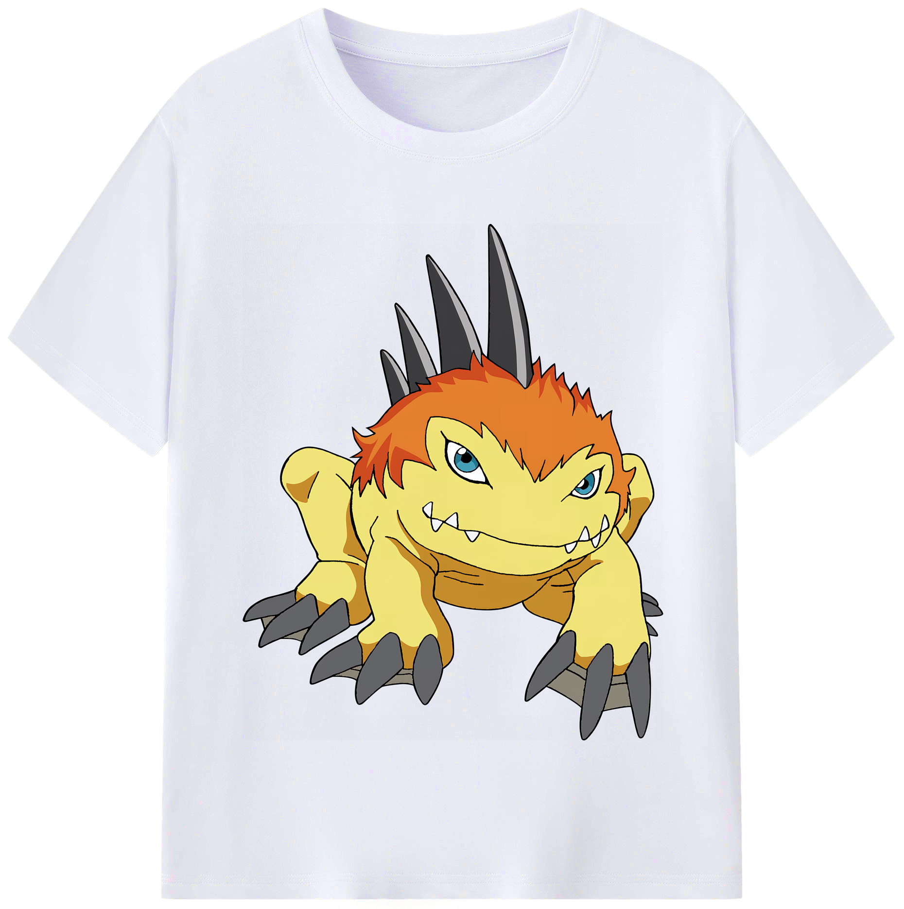 （画像用） Digimon デジタルモンスター/デジモン レディースカジュアルプリントTシャツ（綿100％）