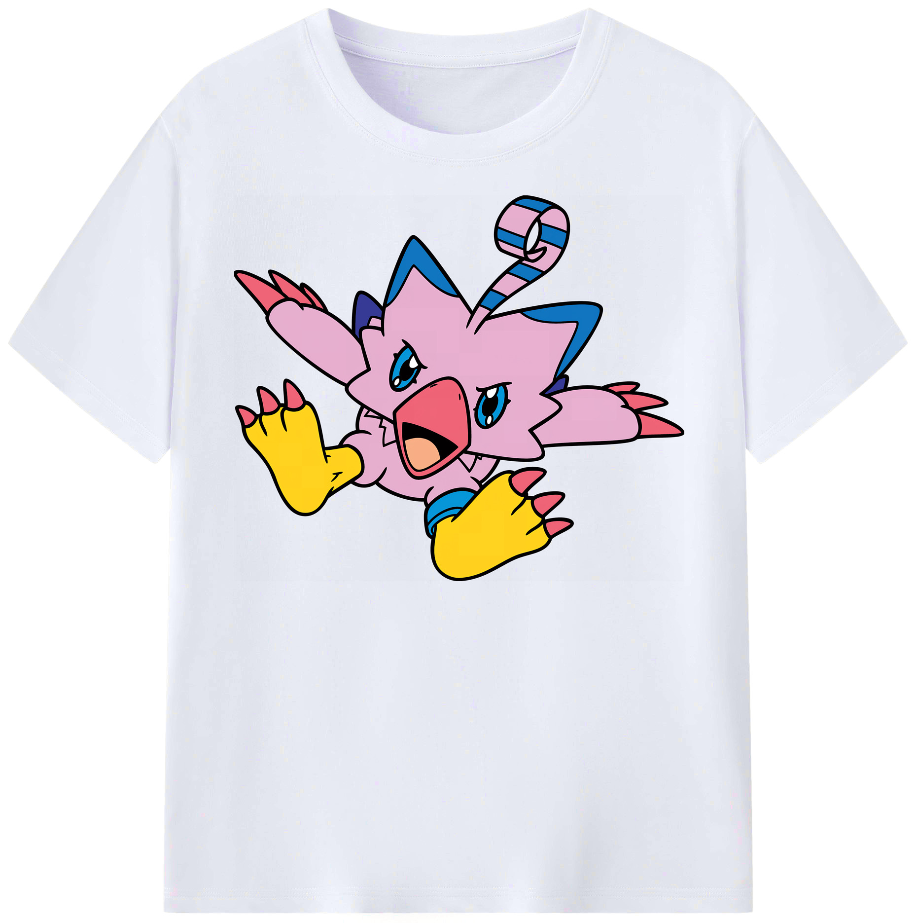 （画像用） Digimon デジタルモンスター/デジモン レディースカジュアルプリントTシャツ（綿100％）