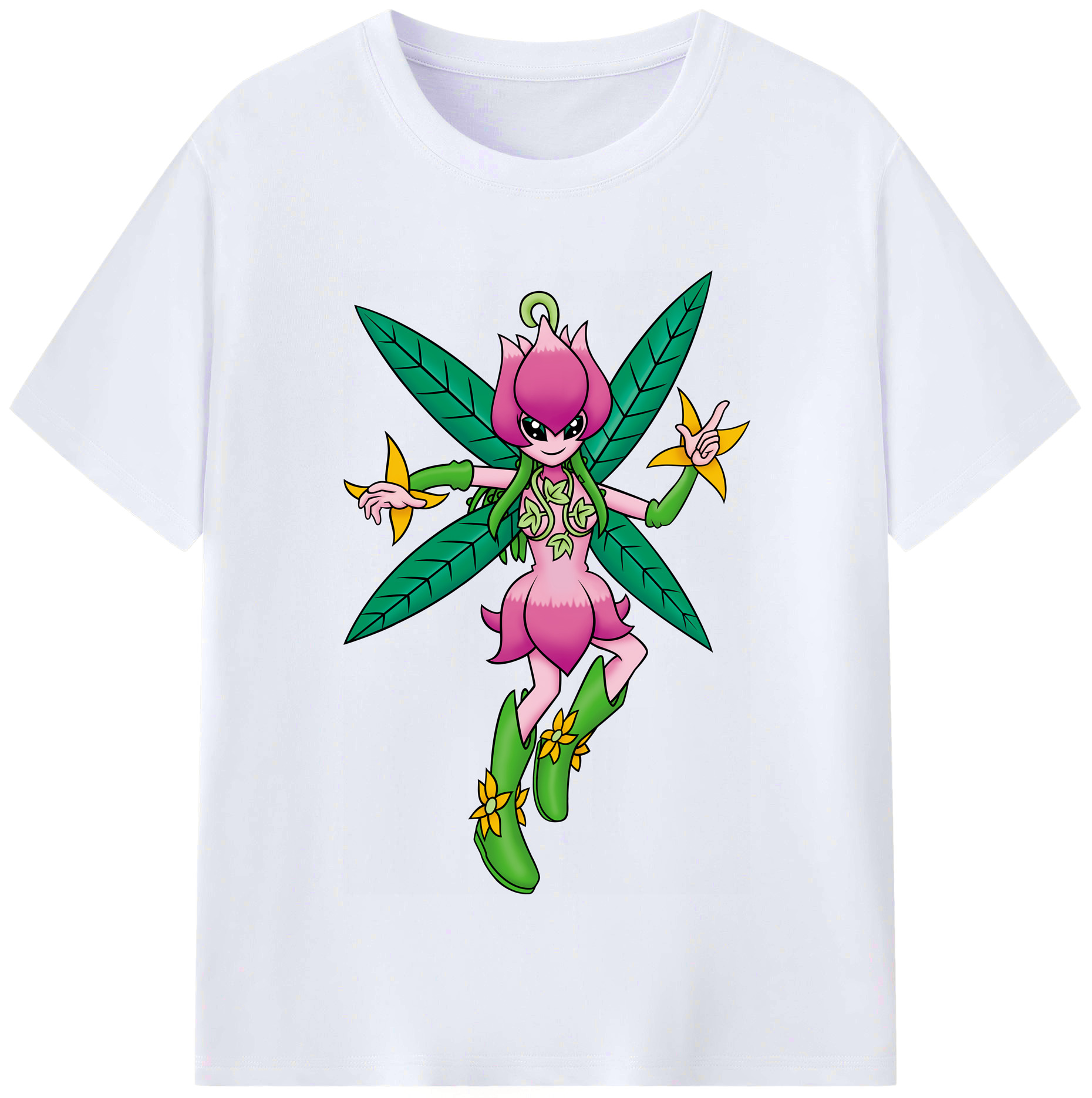 （画像用） Digimon デジタルモンスター/デジモン レディースカジュアルプリントTシャツ（綿100％）