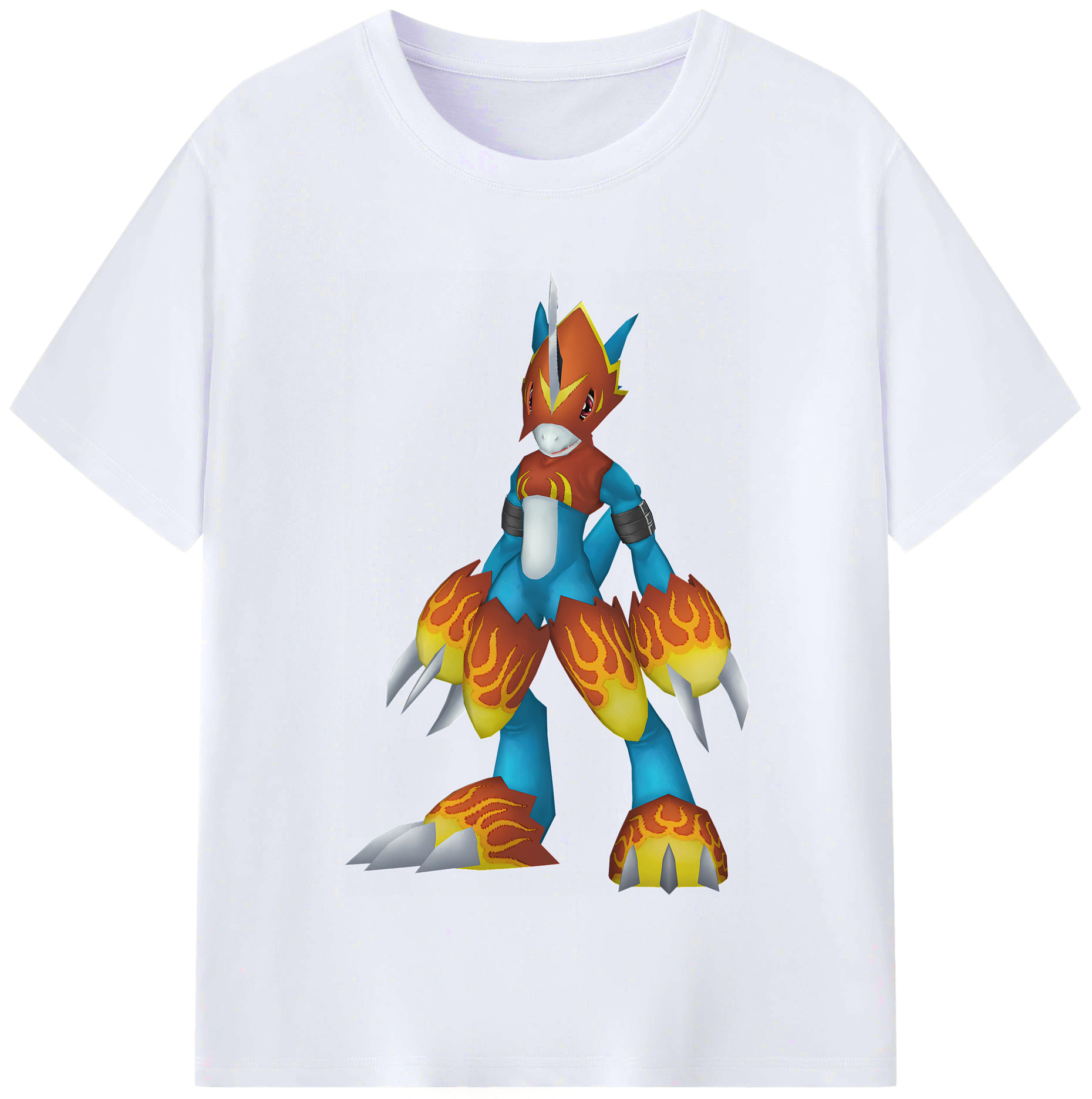 （画像用） Digimon デジタルモンスター/デジモン レディースカジュアルプリントTシャツ（綿100％）