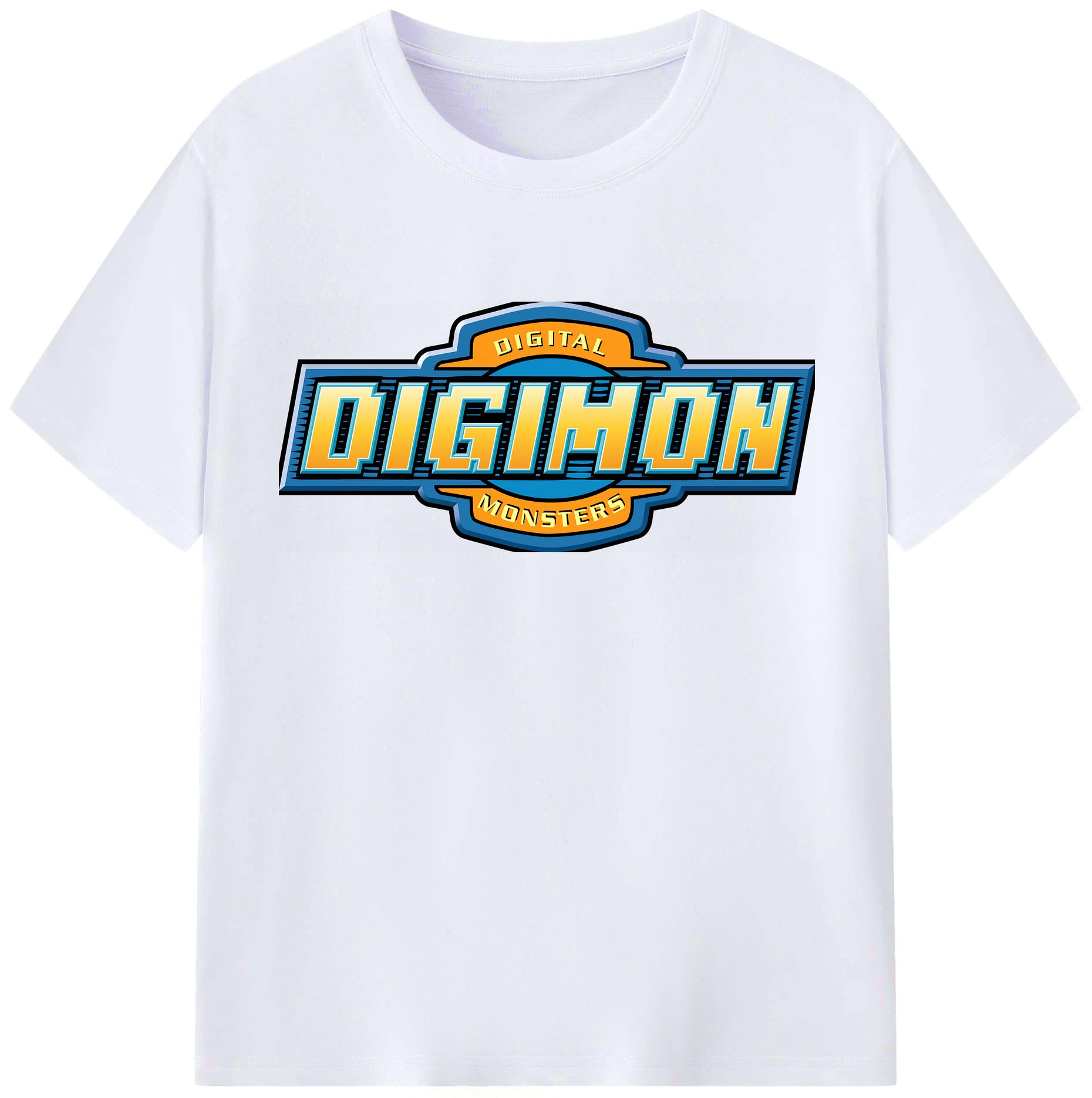 （画像用） Digimon デジタルモンスター/デジモン レディースカジュアルプリントTシャツ（綿100％）
