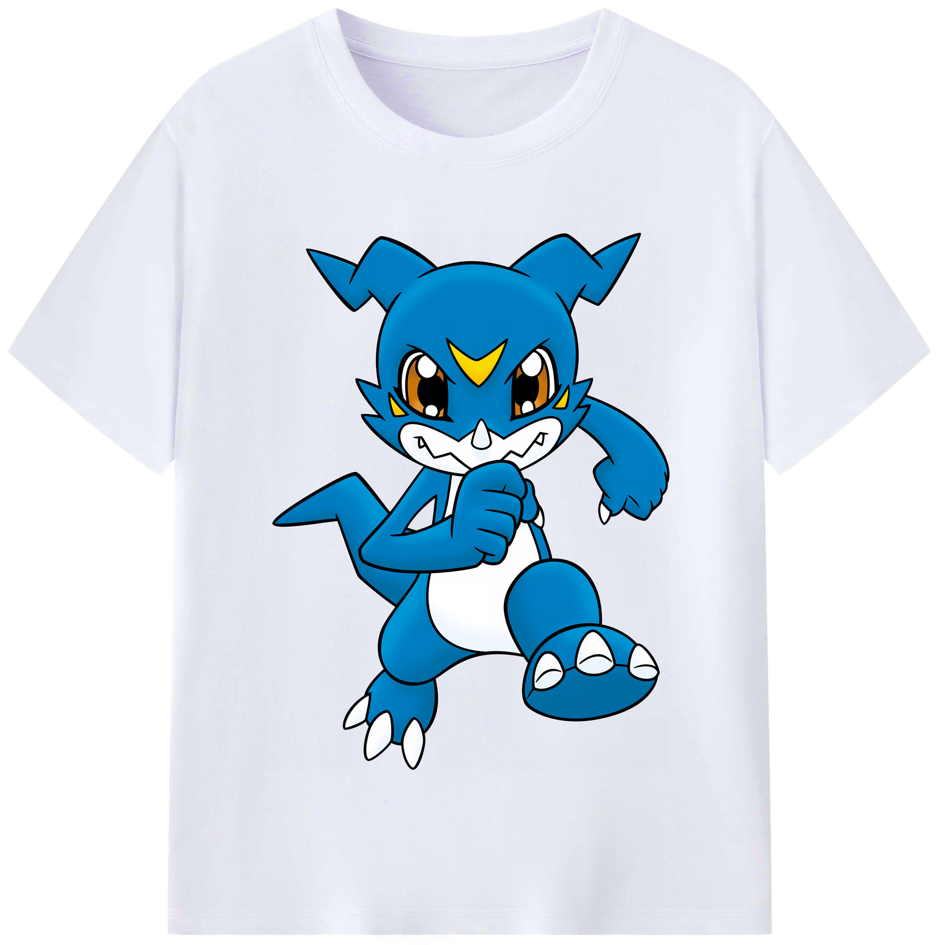（画像用） Digimon デジタルモンスター/デジモン レディースカジュアルプリントTシャツ（綿100％）