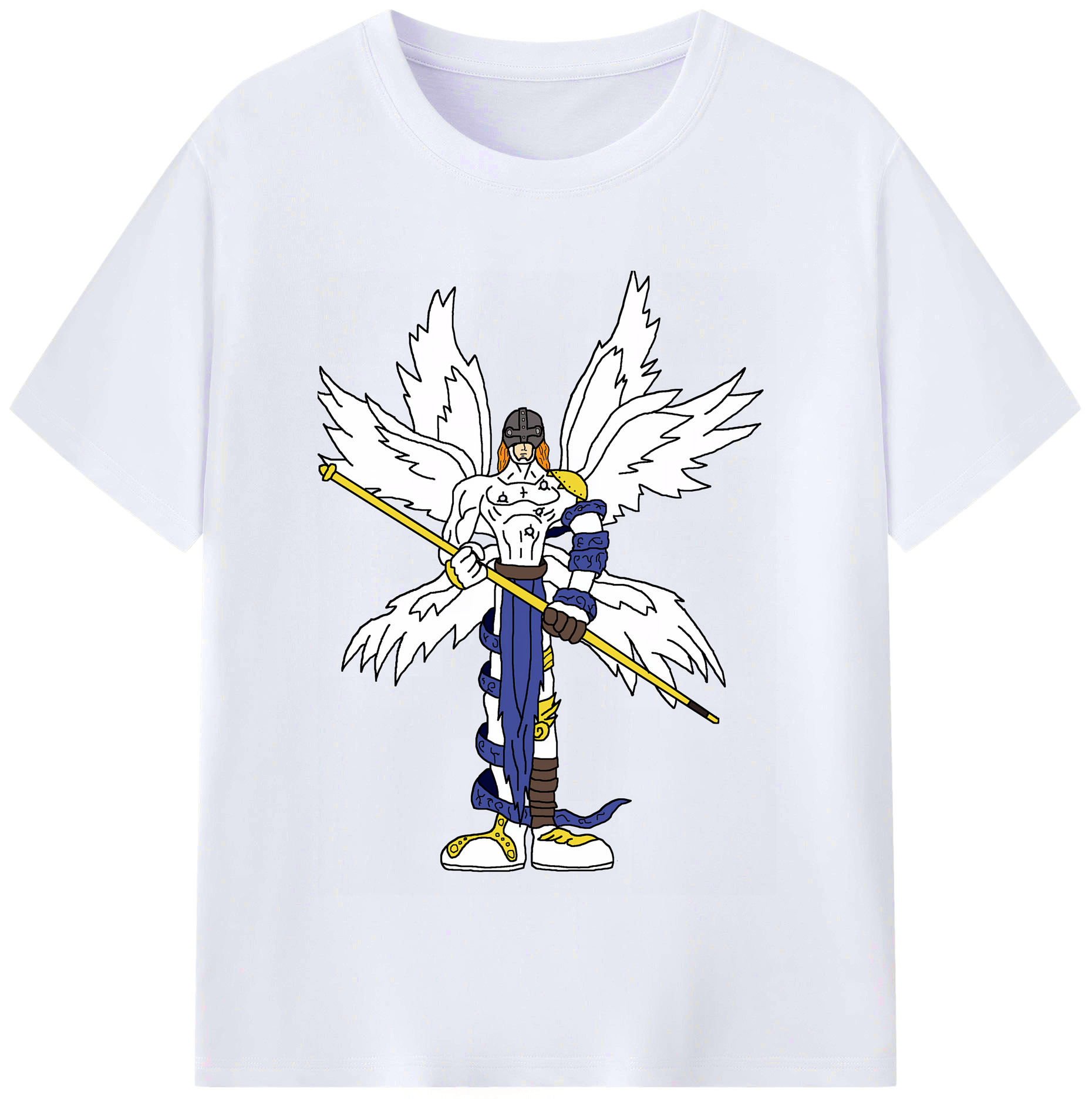 （画像用） Digimon デジタルモンスター/デジモン レディースカジュアルプリントTシャツ（綿100％）