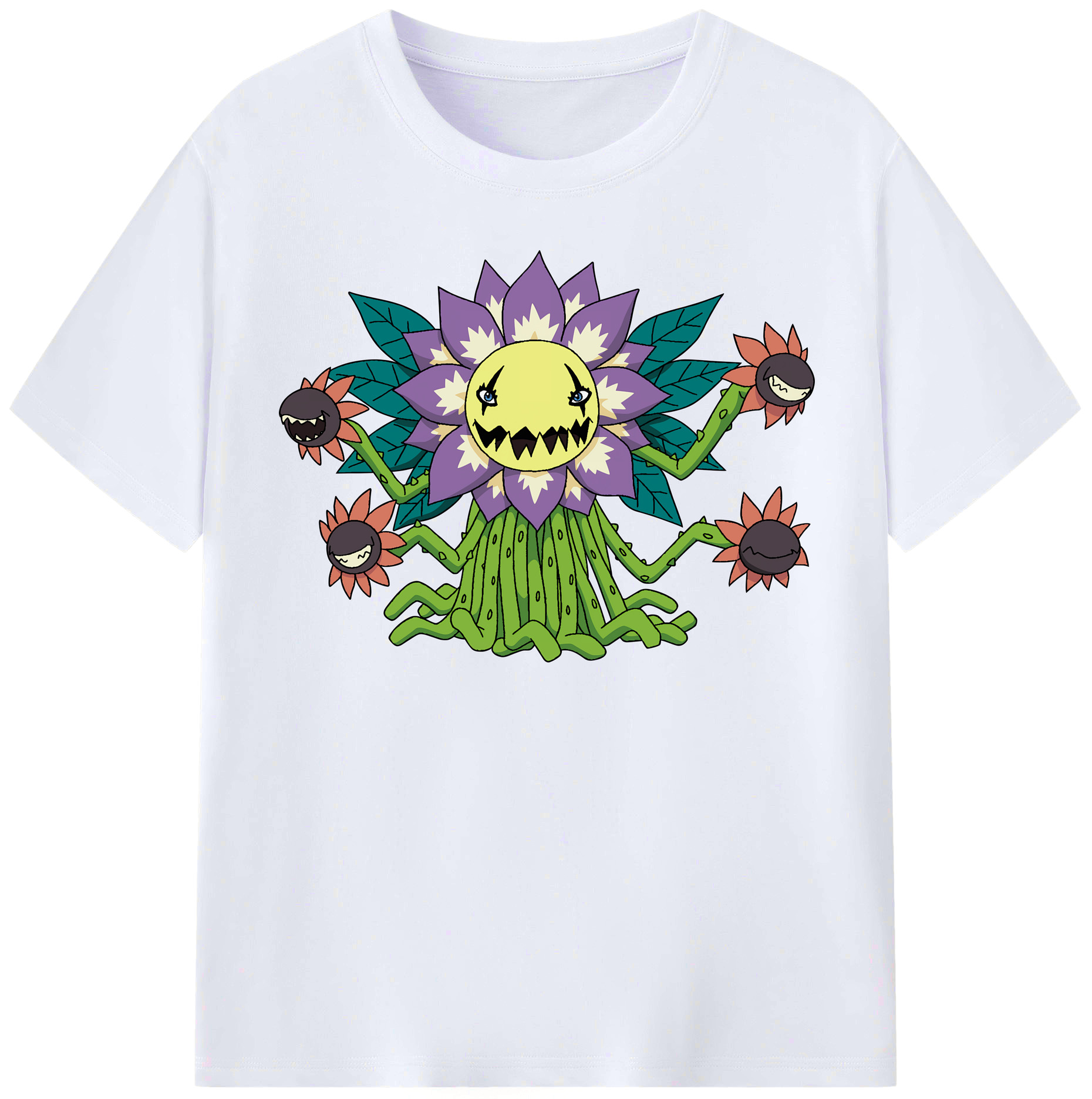 （画像用） Digimon デジタルモンスター/デジモン レディースカジュアルプリントTシャツ（綿100％）