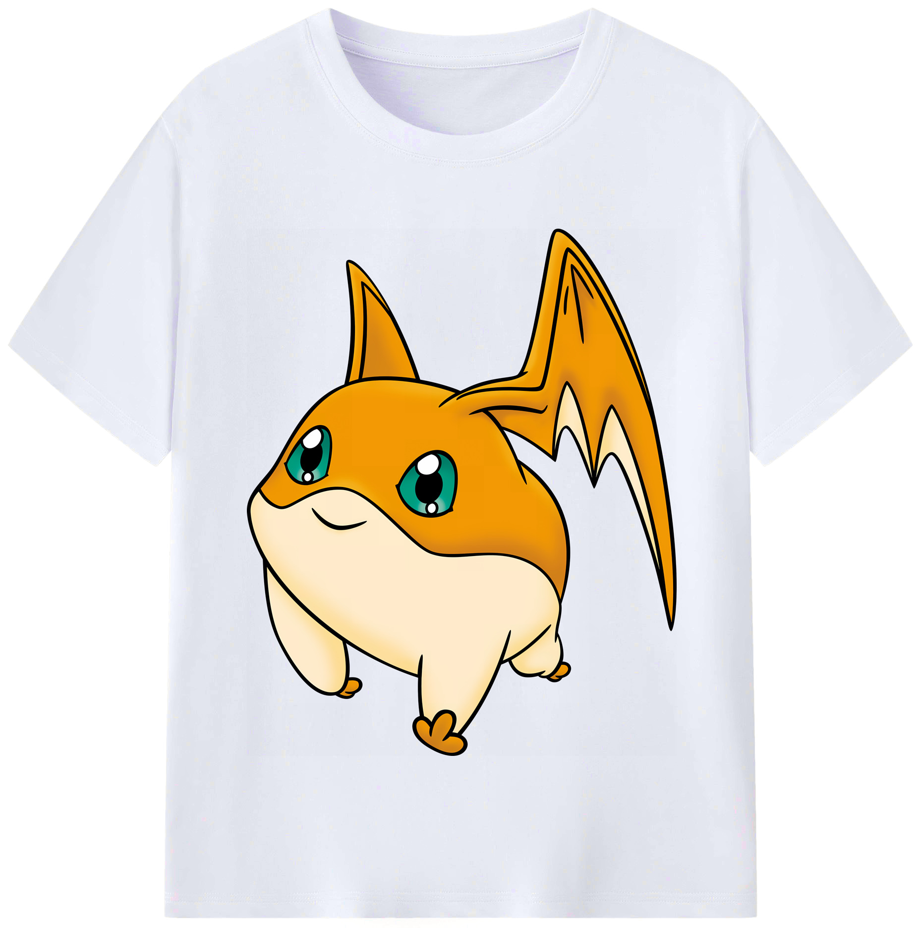 （画像用） Digimon デジタルモンスター/デジモン レディースカジュアルプリントTシャツ（綿100％）
