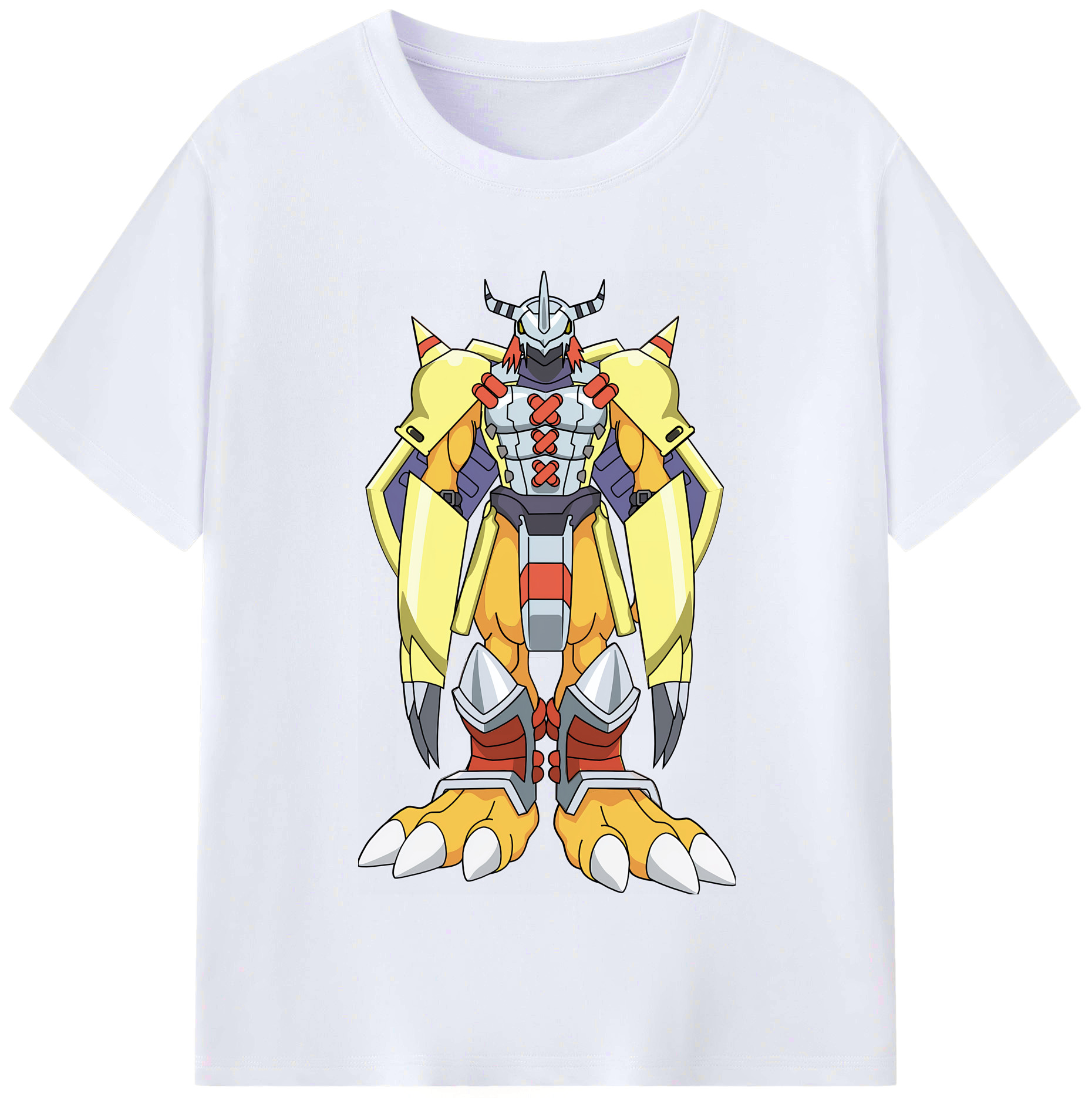 （画像用） Digimon デジタルモンスター/デジモン レディースカジュアルプリントTシャツ（綿100％）