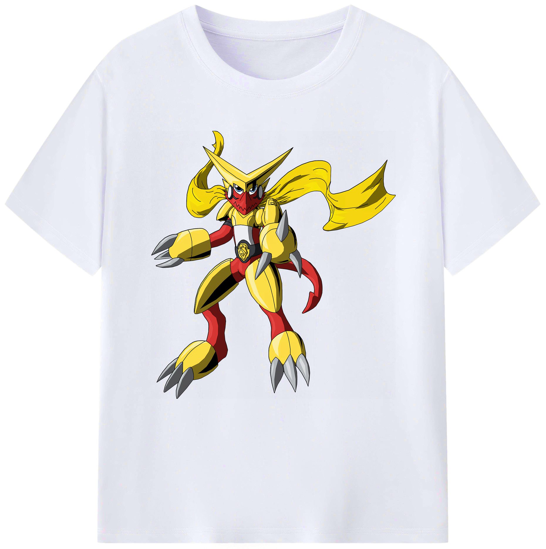 （画像用） Digimon デジタルモンスター/デジモン レディースカジュアルプリントTシャツ（綿100％）