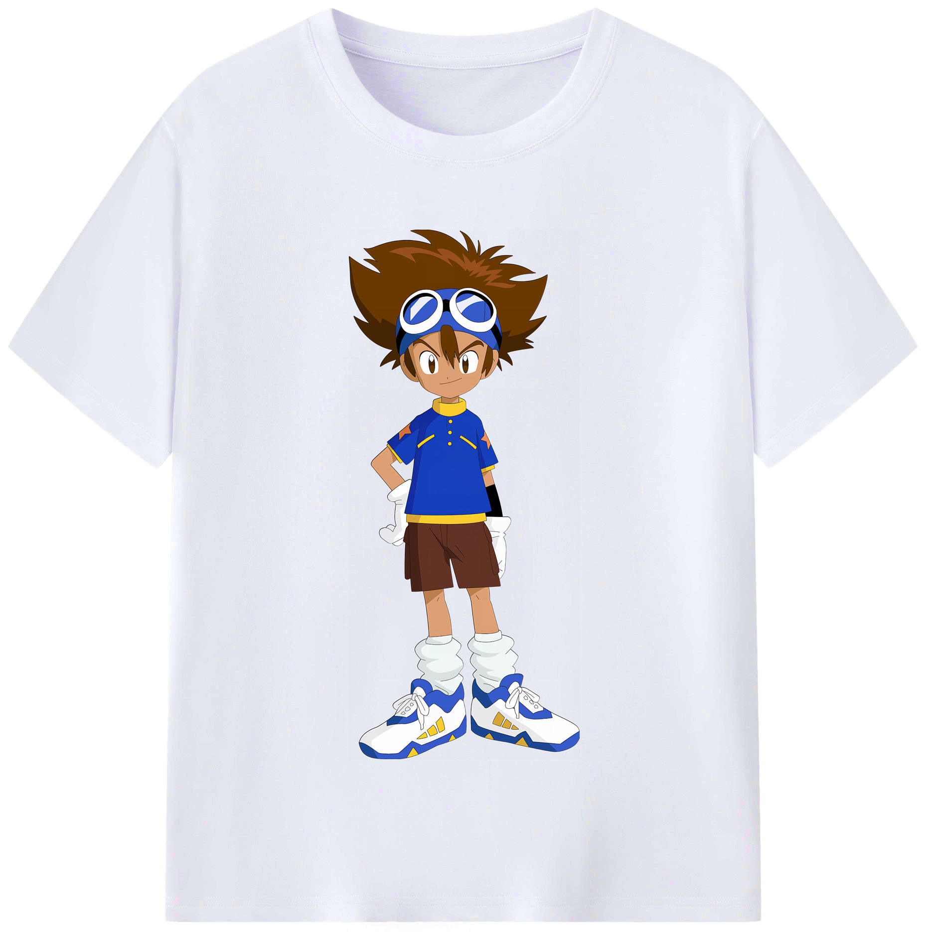 （画像用） Digimon デジタルモンスター/デジモン レディースカジュアルプリントTシャツ（綿100％）