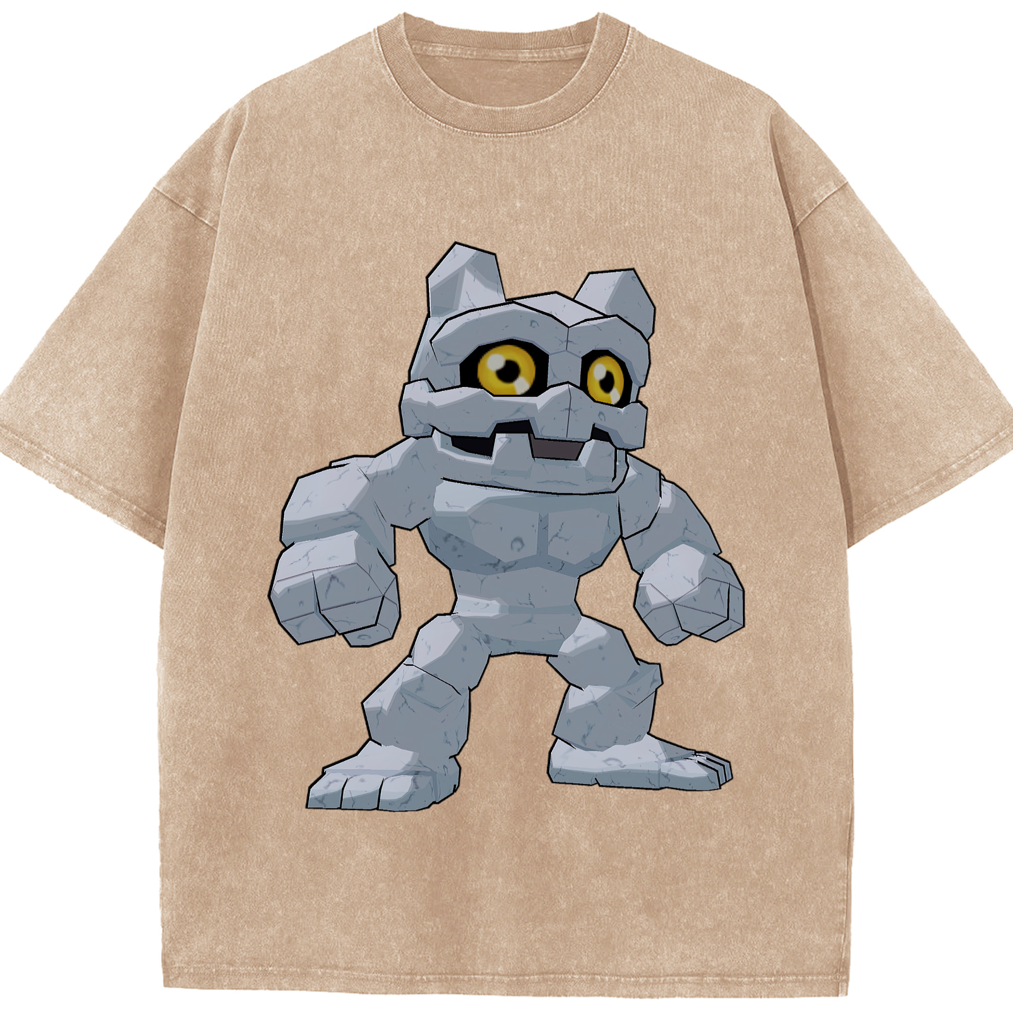 （画像用） Digimon デジタルモンスター/デジモン 綿100% ヴィンテージ風 半袖Tシャツ（フロントプリント）
