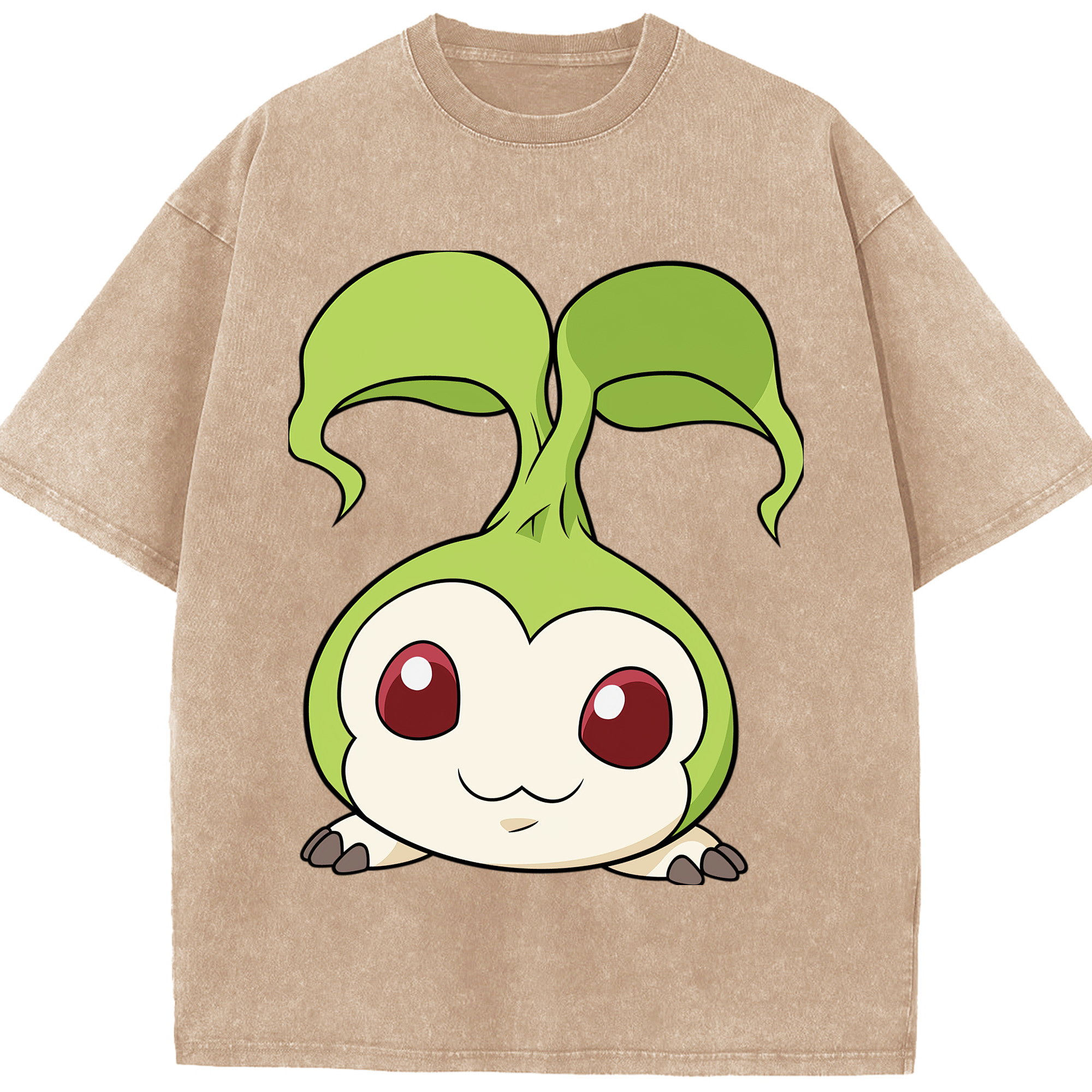（画像用） Digimon デジタルモンスター/デジモン 綿100% ヴィンテージ風 半袖Tシャツ（フロントプリント）