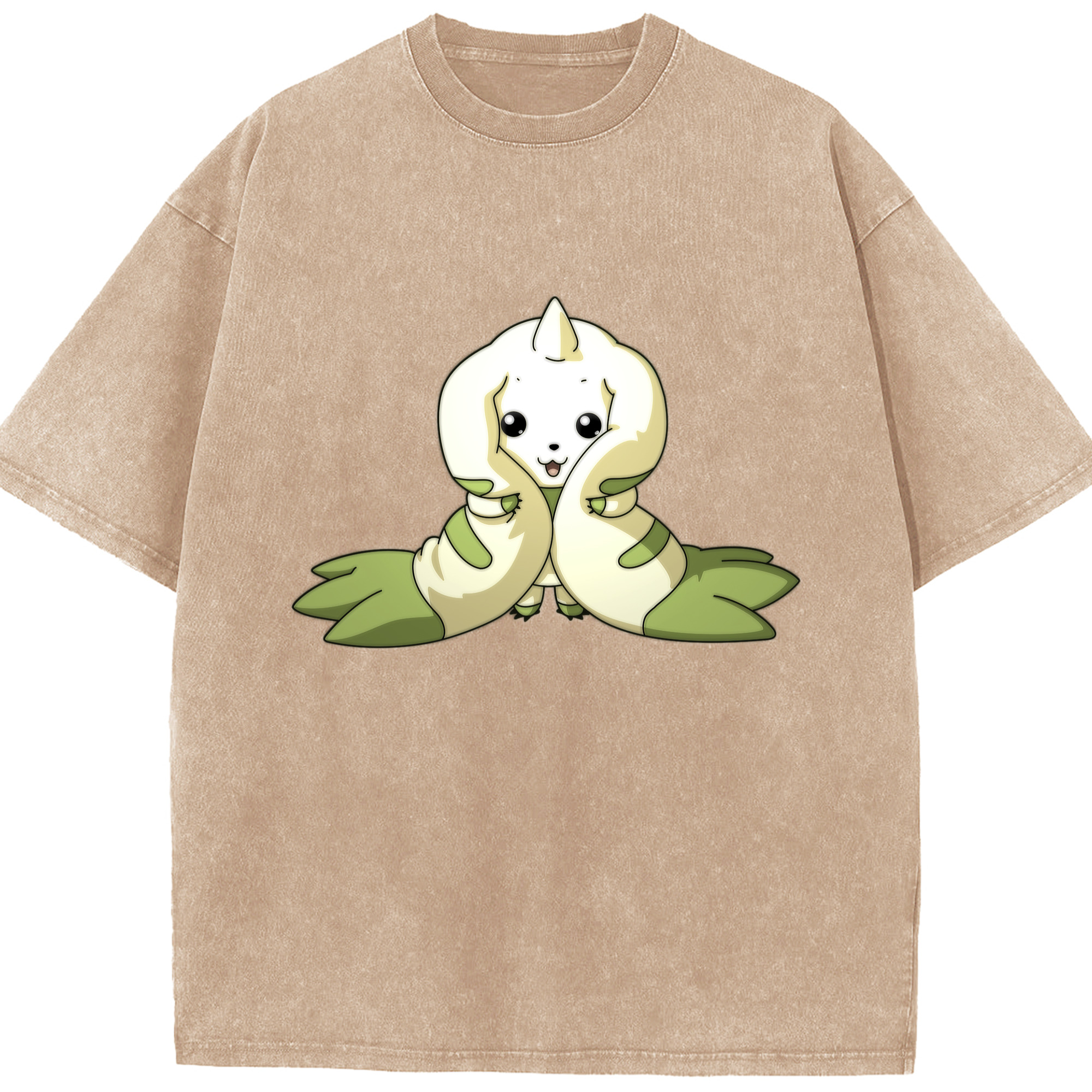 （画像用） Digimon デジタルモンスター/デジモン 綿100% ヴィンテージ風 半袖Tシャツ（フロントプリント）