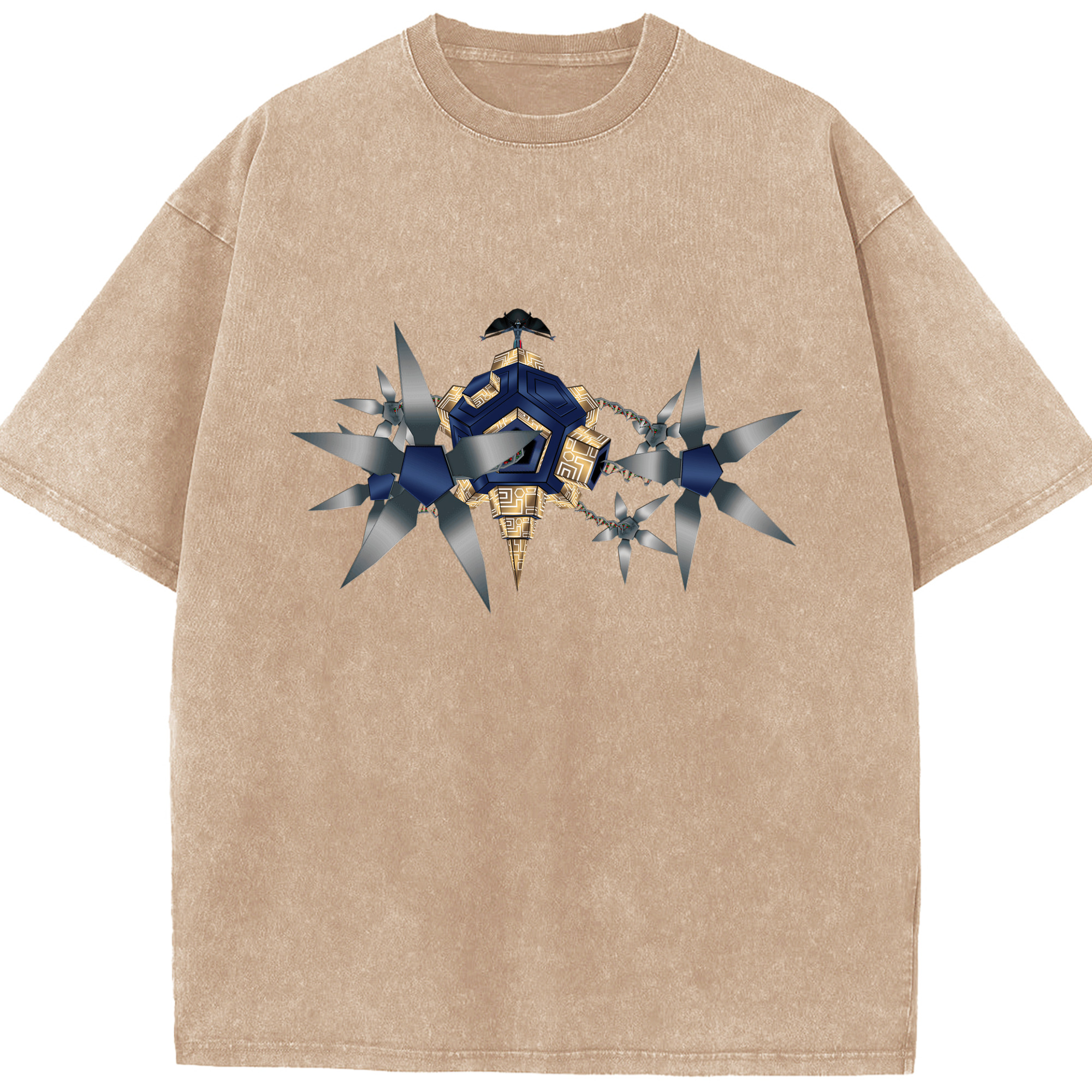 （画像用） Digimon デジタルモンスター/デジモン 綿100% ヴィンテージ風 半袖Tシャツ（フロントプリント）