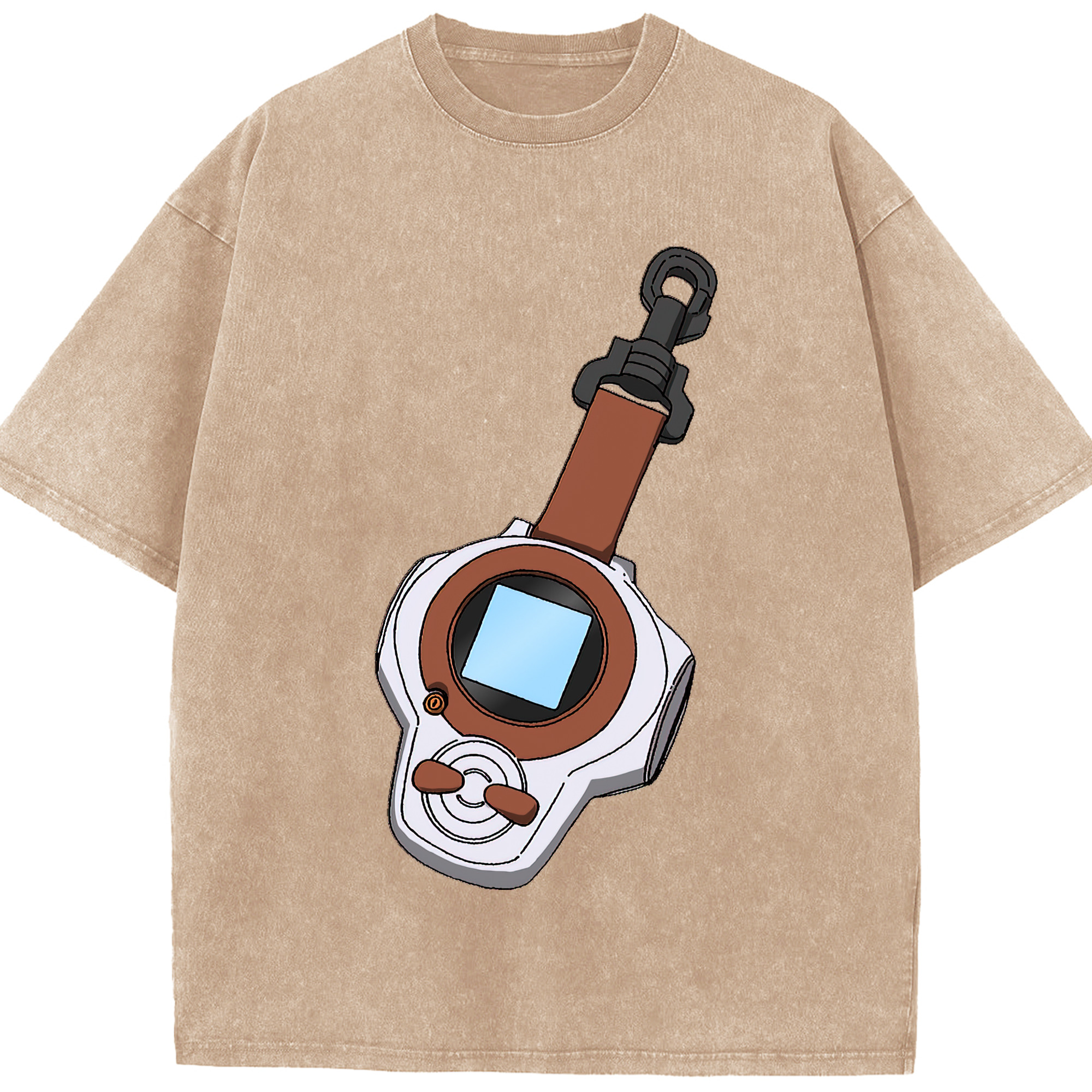 （画像用） Digimon デジタルモンスター/デジモン 綿100% ヴィンテージ風 半袖Tシャツ（フロントプリント）
