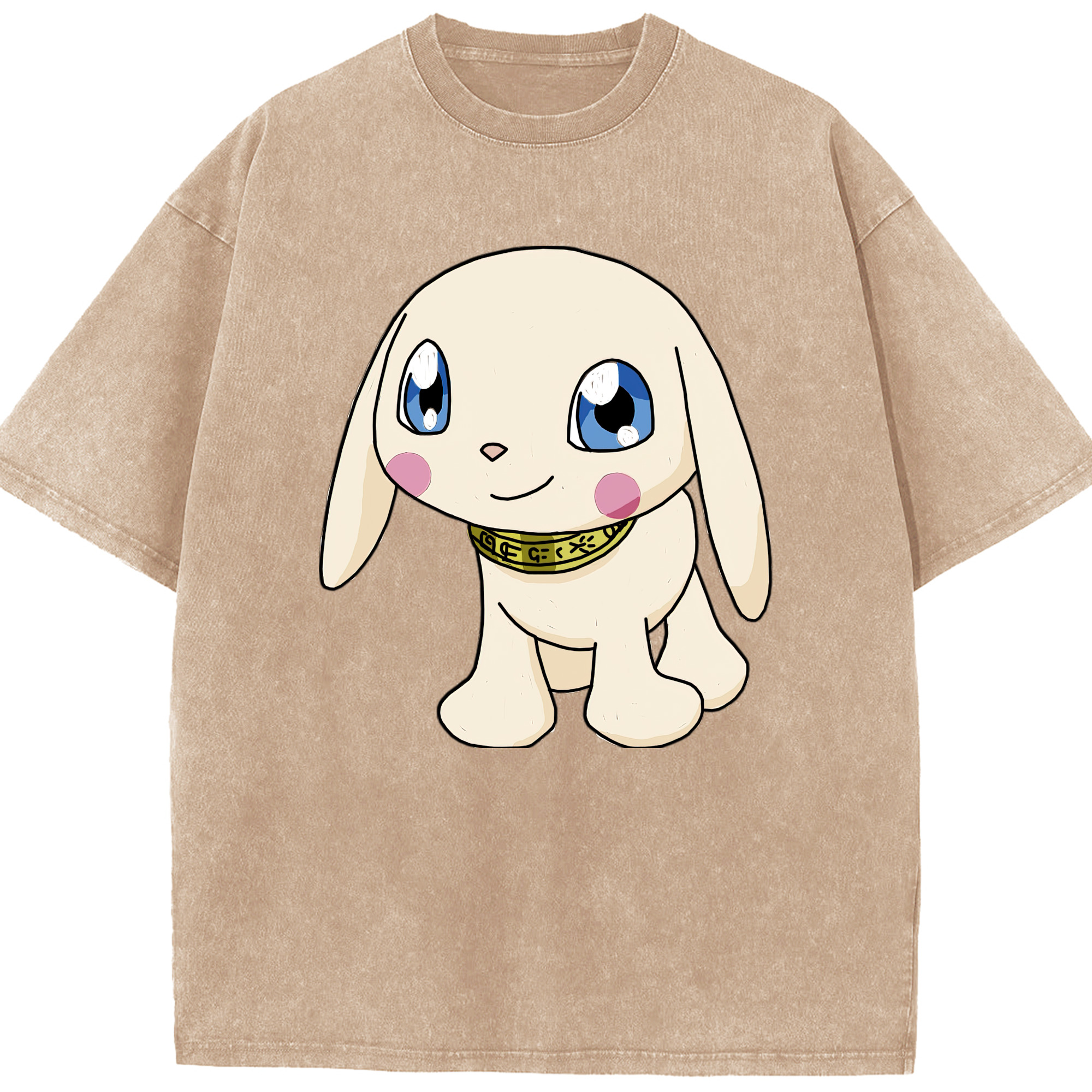 （画像用） Digimon デジタルモンスター/デジモン 綿100% ヴィンテージ風 半袖Tシャツ（フロントプリント）