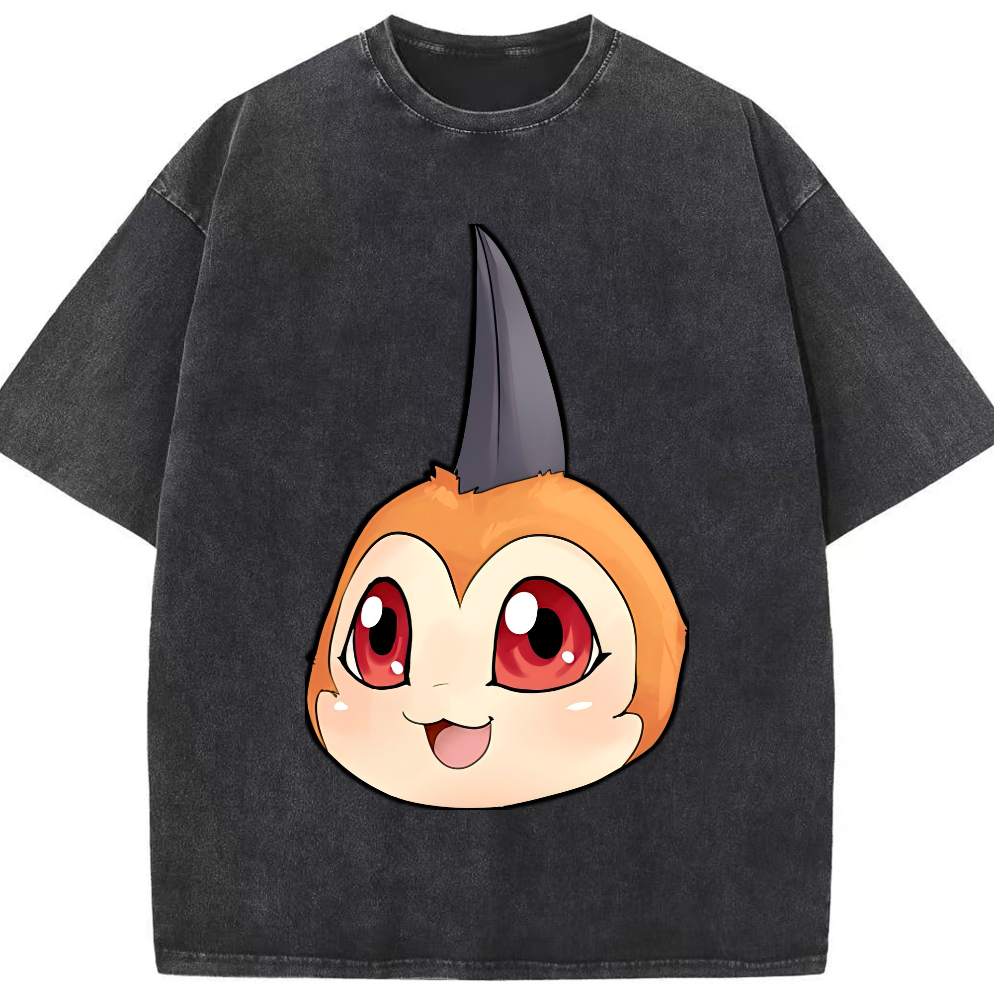 （画像用） Digimon デジタルモンスター/デジモン 綿100% ヴィンテージ風 半袖Tシャツ（フロントプリント）