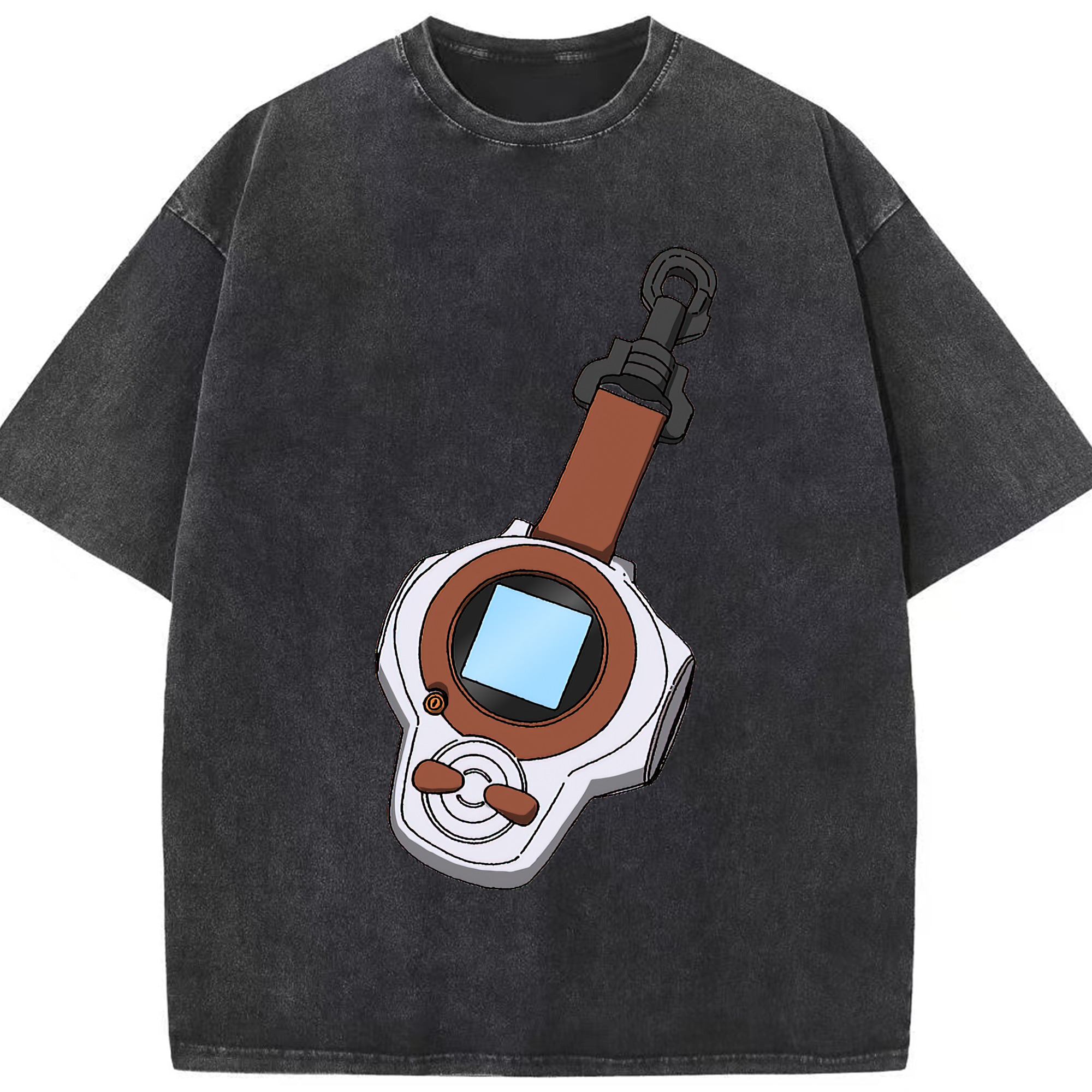 （画像用） Digimon デジタルモンスター/デジモン 綿100% ヴィンテージ風 半袖Tシャツ（フロントプリント）