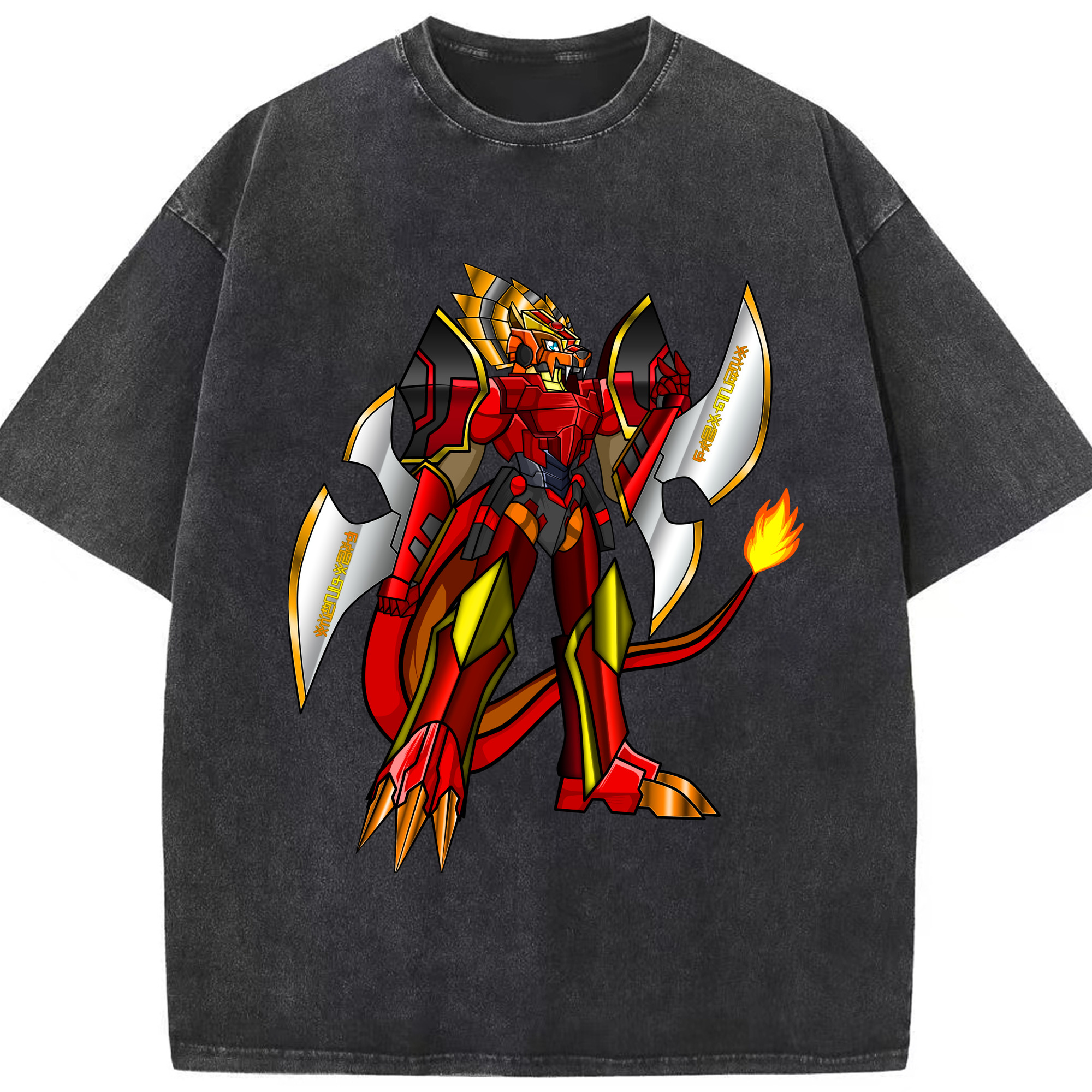 （画像用） Digimon デジタルモンスター/デジモン 綿100% ヴィンテージ風 半袖Tシャツ（フロントプリント）