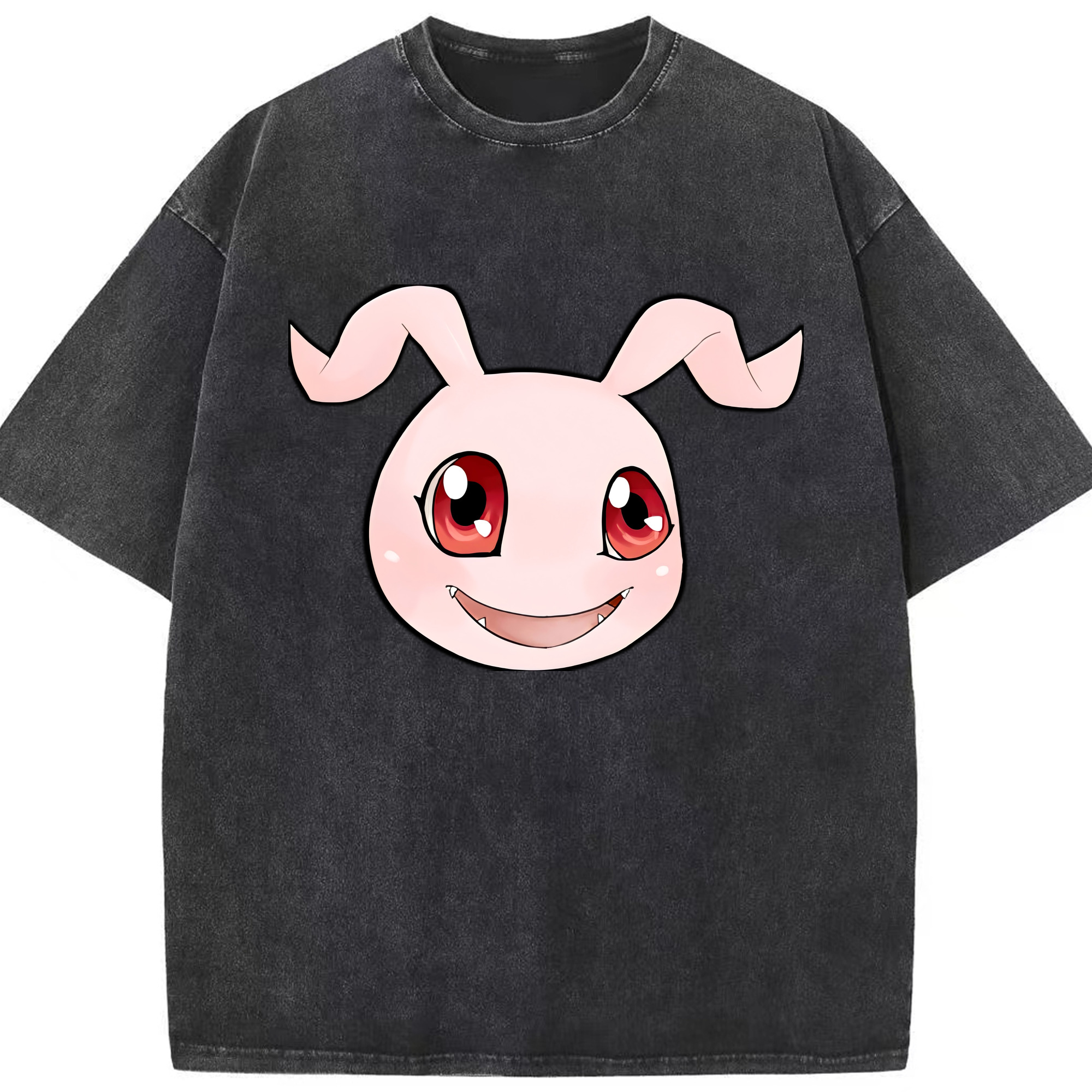 （画像用） Digimon デジタルモンスター/デジモン 綿100% ヴィンテージ風 半袖Tシャツ（フロントプリント）