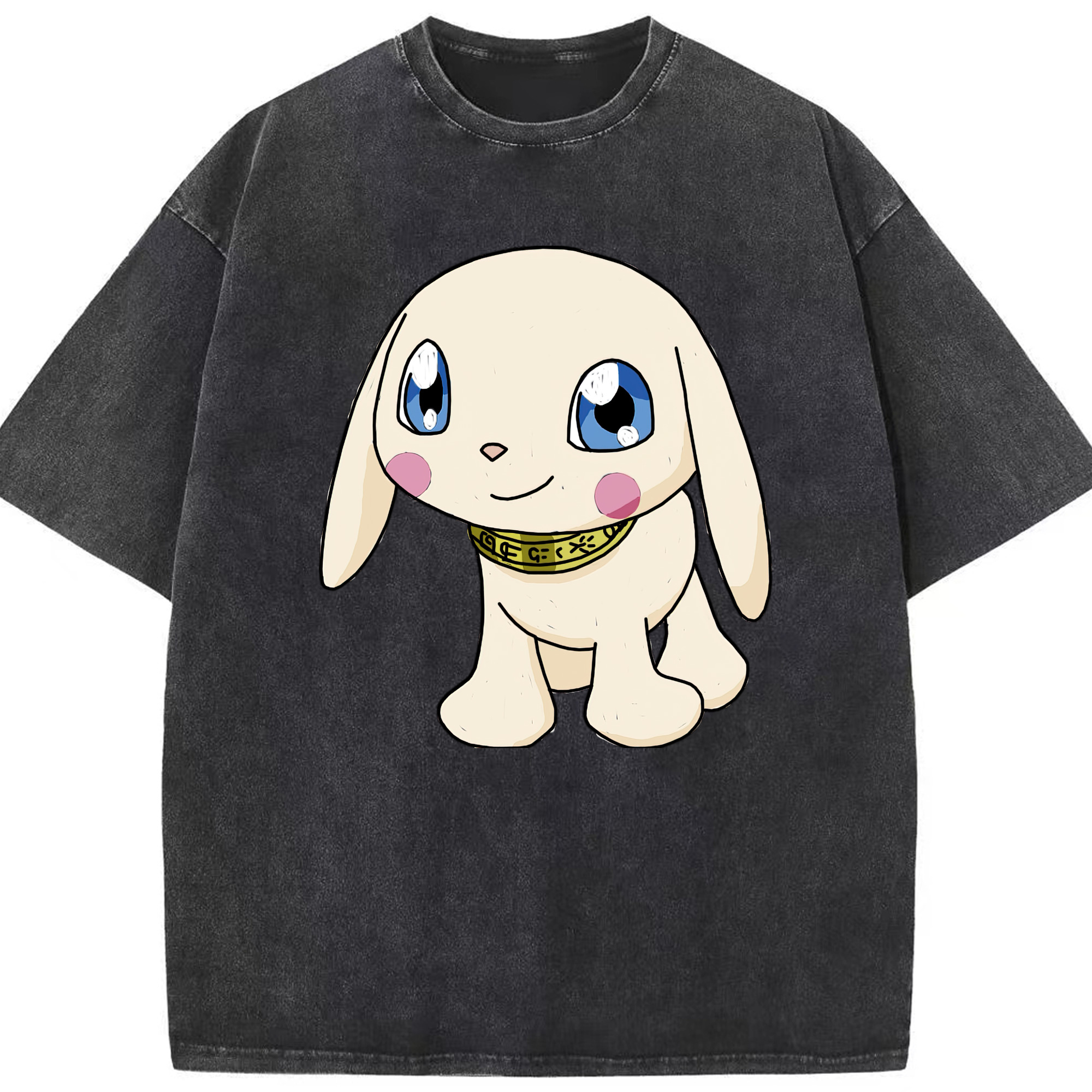 （画像用） Digimon デジタルモンスター/デジモン 綿100% ヴィンテージ風 半袖Tシャツ（フロントプリント）