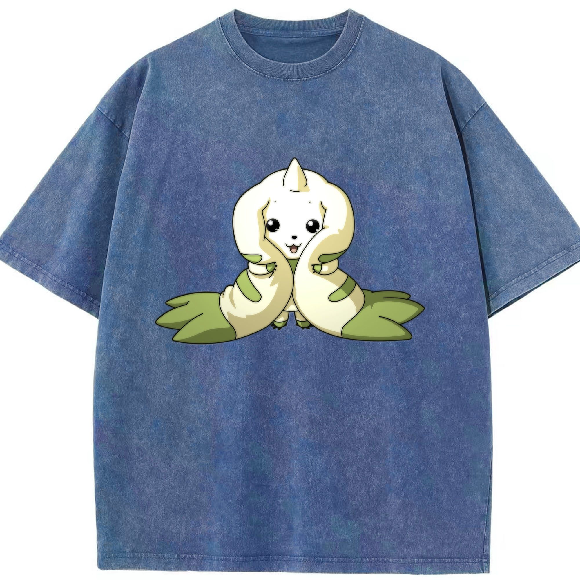 （画像用） Digimon デジタルモンスター/デジモン 綿100% ヴィンテージ風 半袖Tシャツ（フロントプリント）