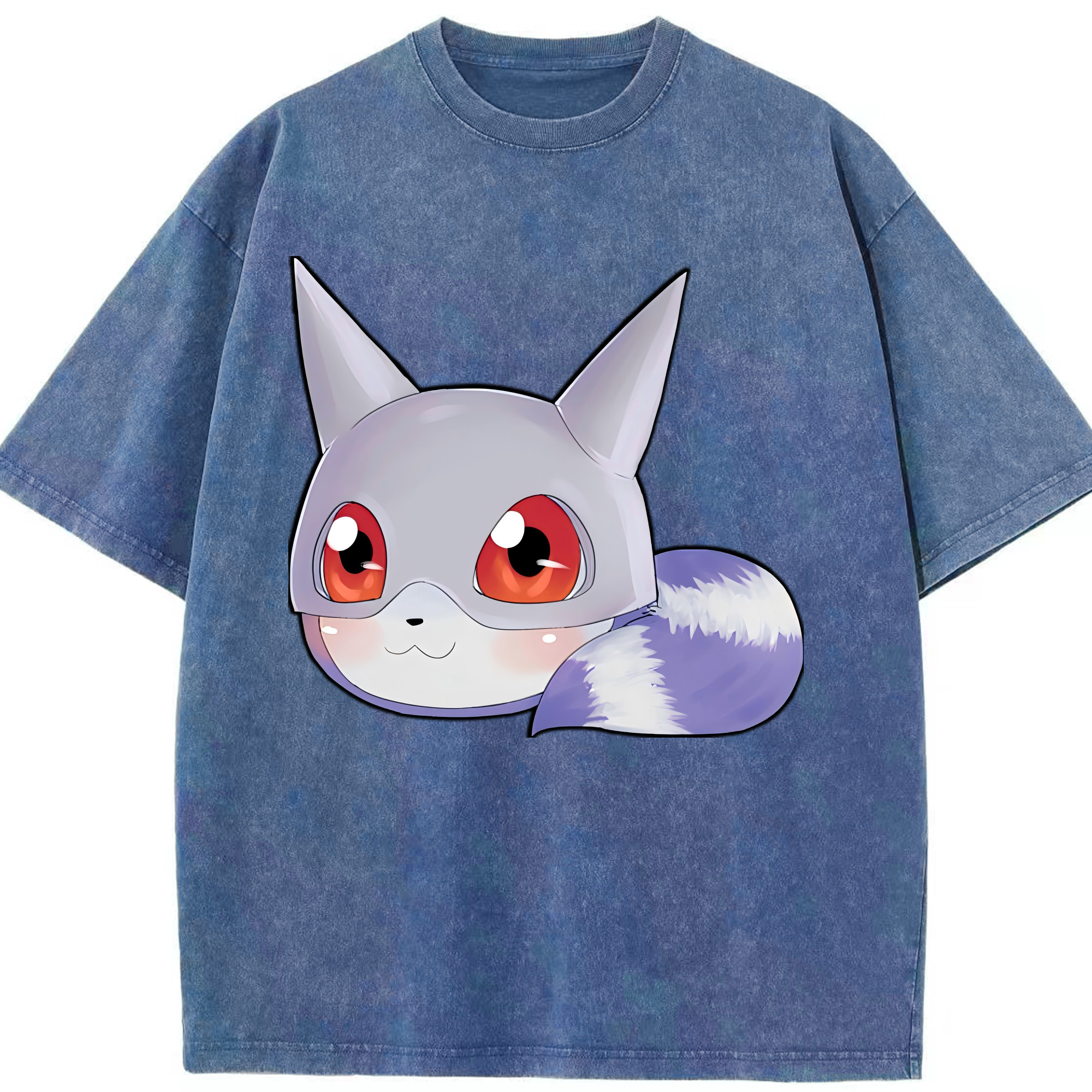 （画像用） Digimon デジタルモンスター/デジモン 綿100% ヴィンテージ風 半袖Tシャツ（フロントプリント）