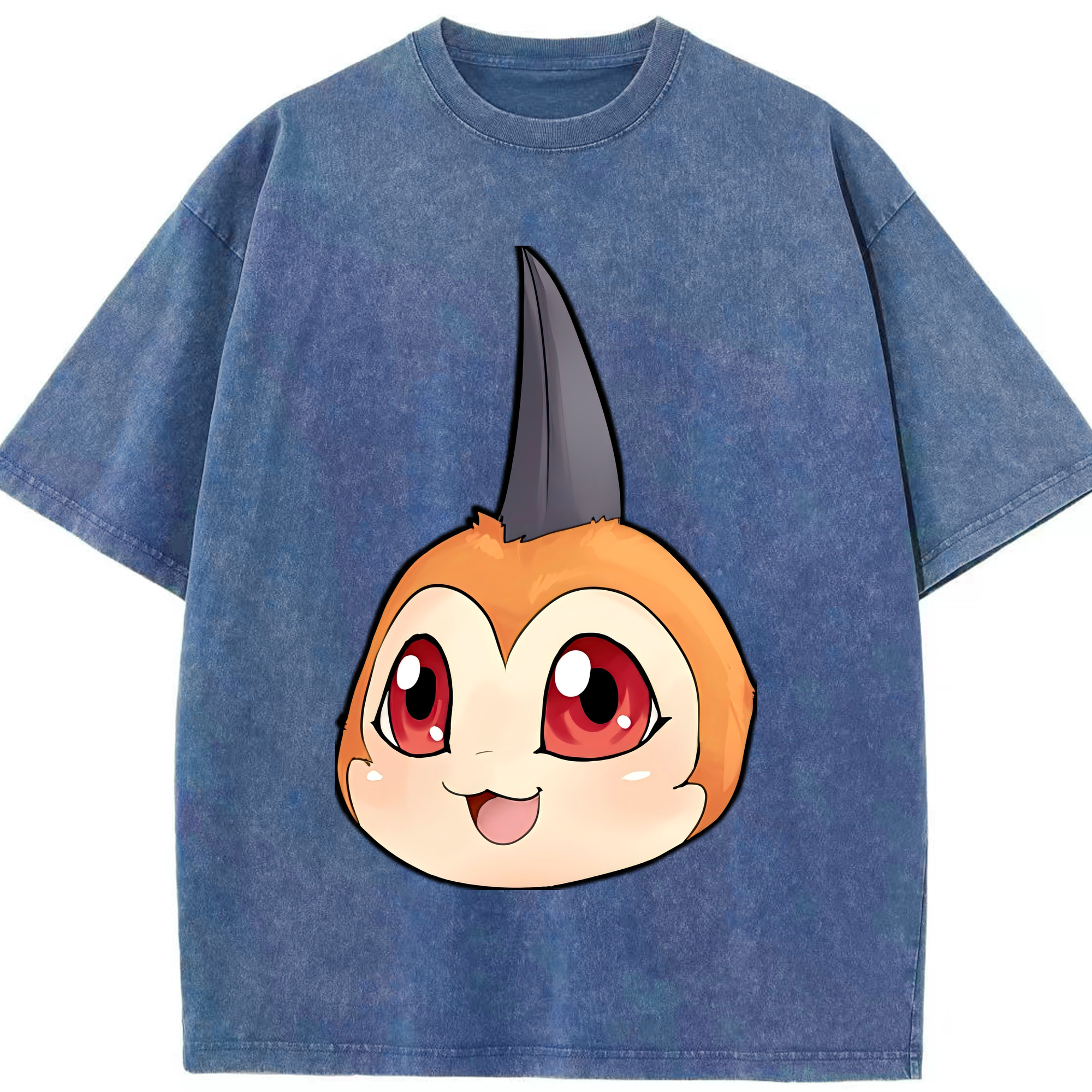 （画像用） Digimon デジタルモンスター/デジモン 綿100% ヴィンテージ風 半袖Tシャツ（フロントプリント）