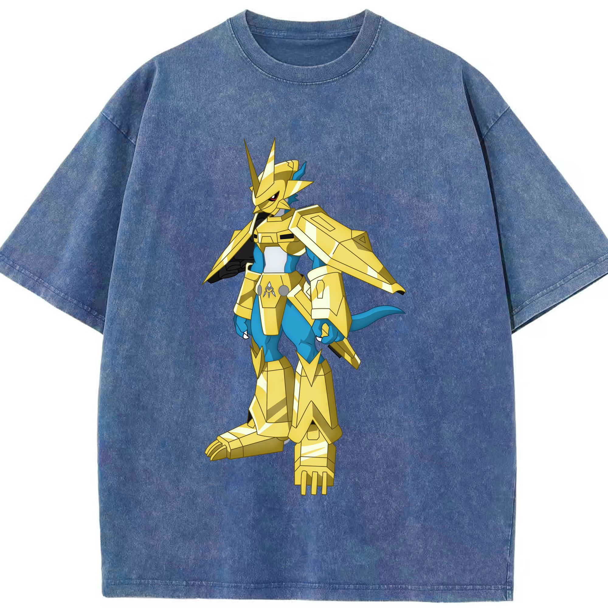 （画像用） Digimon デジタルモンスター/デジモン 綿100% ヴィンテージ風 半袖Tシャツ（フロントプリント）