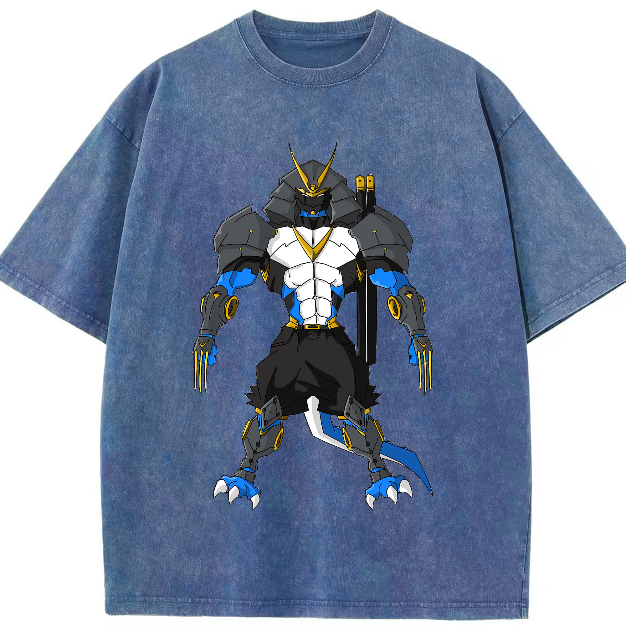 （画像用） Digimon デジタルモンスター/デジモン 綿100% ヴィンテージ風 半袖Tシャツ（フロントプリント）