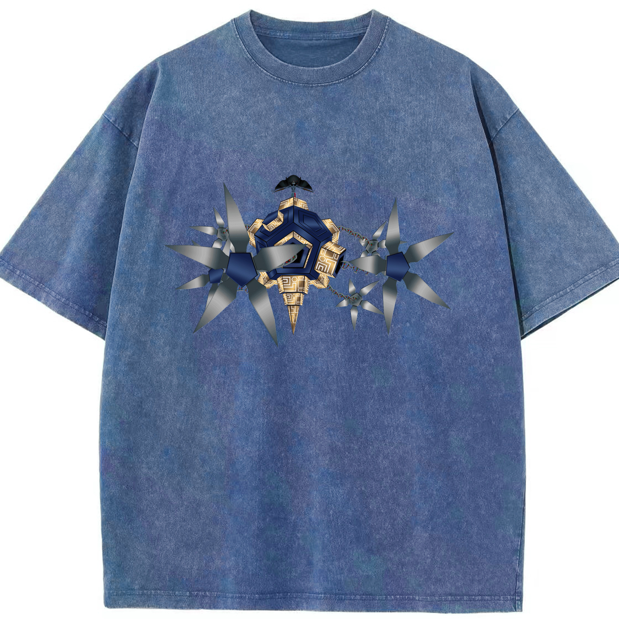 （画像用） Digimon デジタルモンスター/デジモン 綿100% ヴィンテージ風 半袖Tシャツ（フロントプリント）