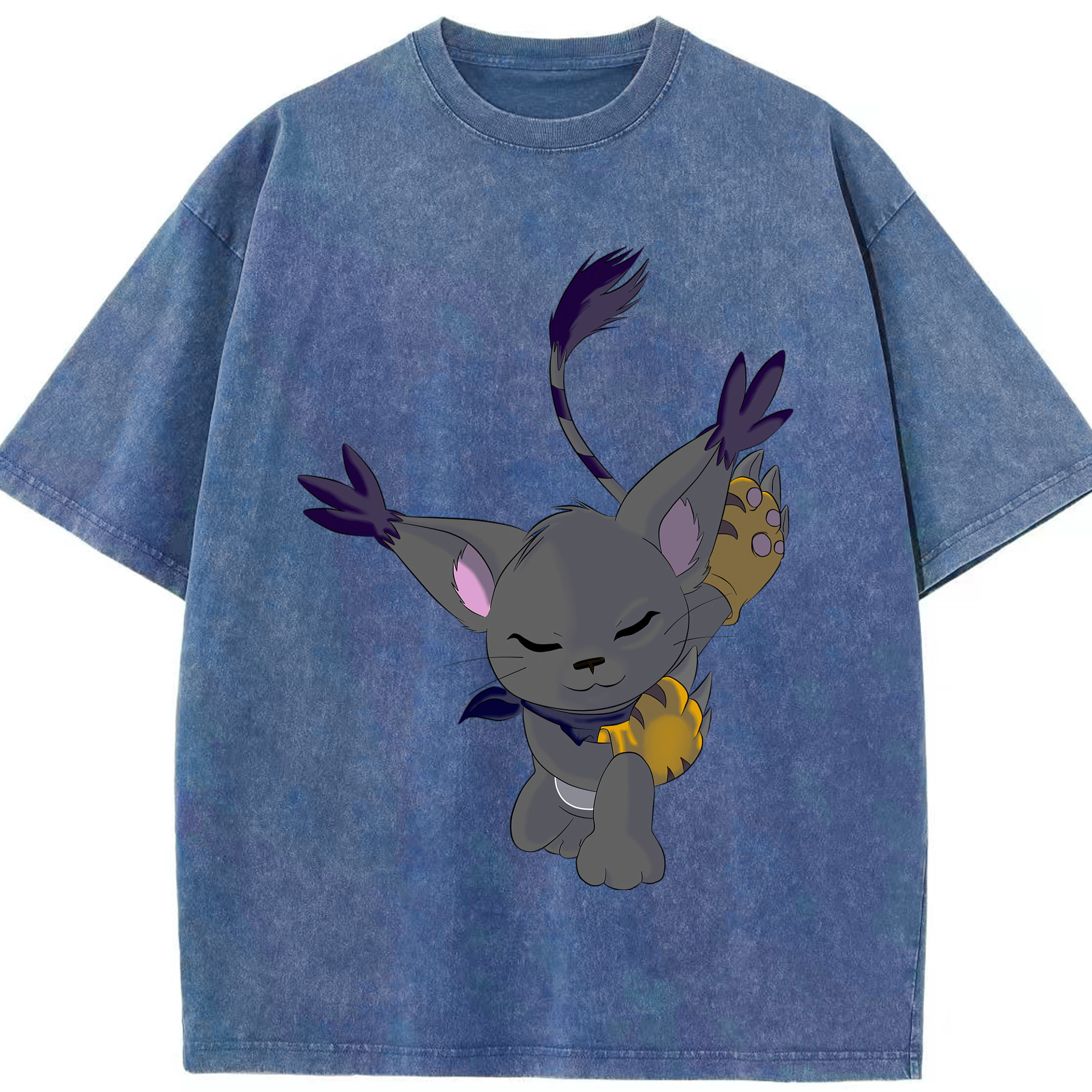 （画像用） Digimon デジタルモンスター/デジモン 綿100% ヴィンテージ風 半袖Tシャツ（フロントプリント）