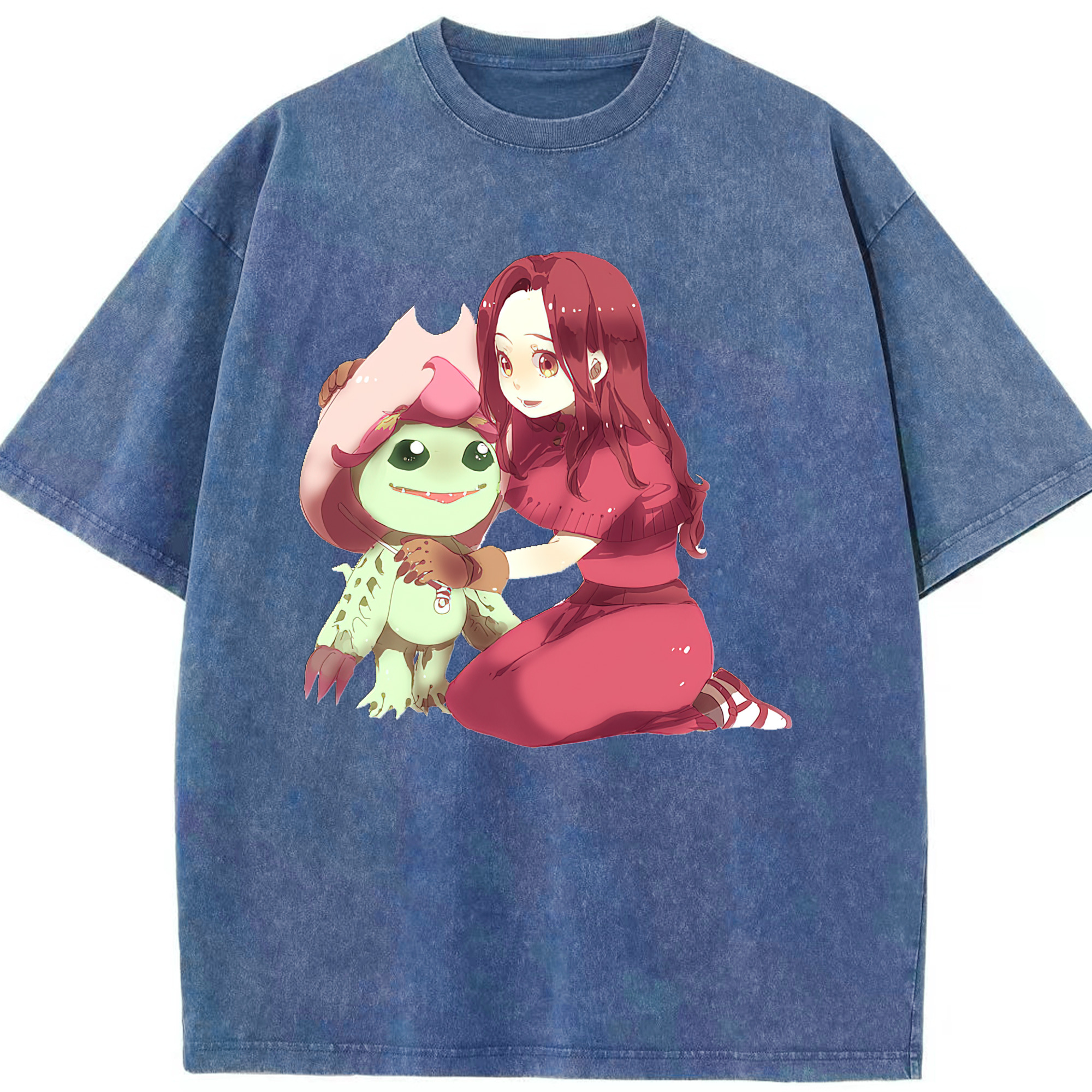 （画像用） Digimon デジタルモンスター/デジモン 綿100% ヴィンテージ風 半袖Tシャツ（フロントプリント）