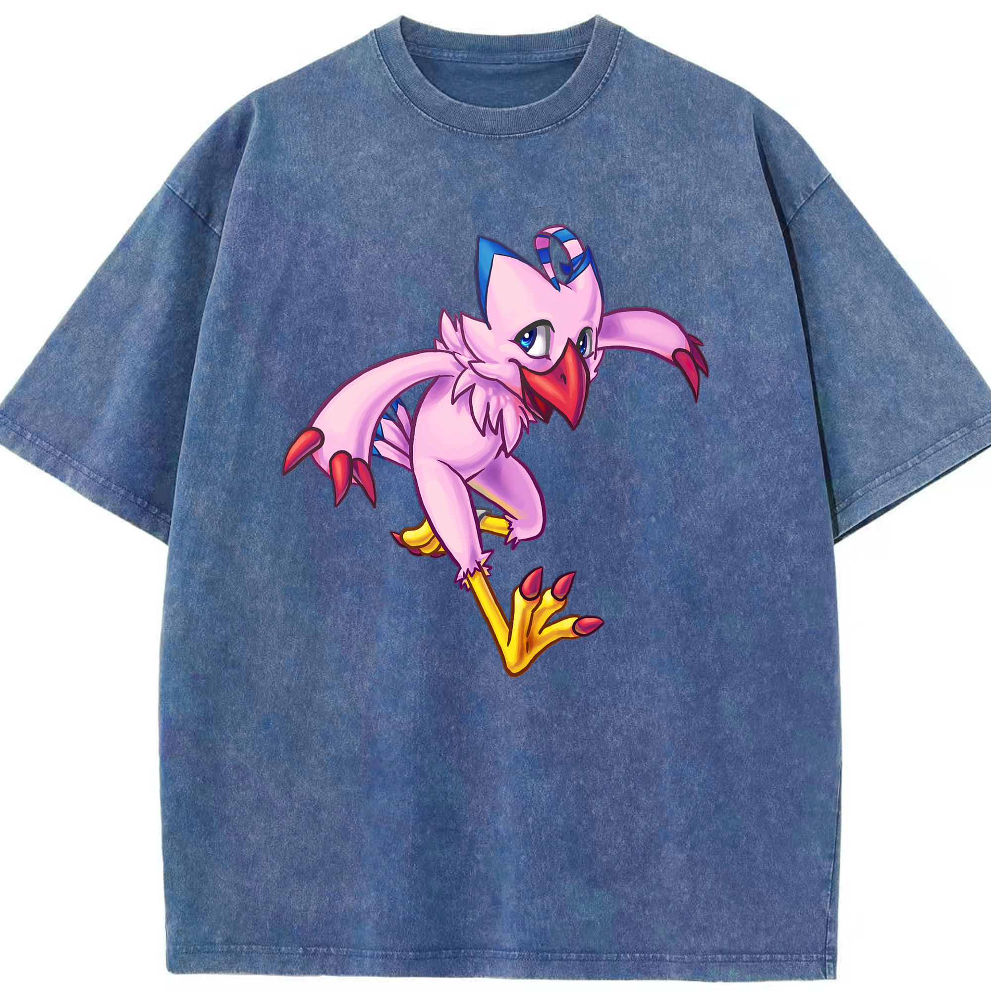 （画像用） Digimon デジタルモンスター/デジモン 綿100% ヴィンテージ風 半袖Tシャツ（フロントプリント）
