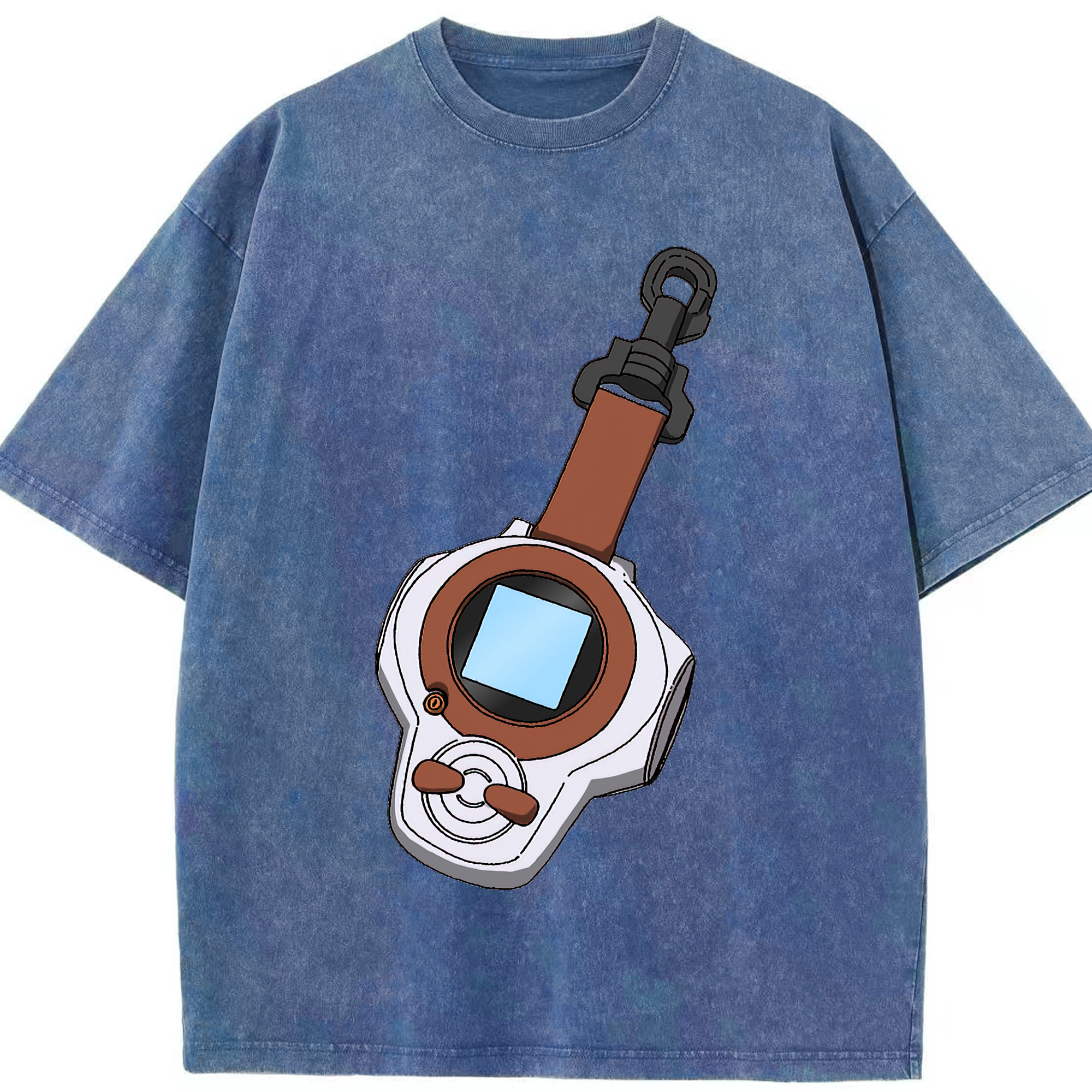 （画像用） Digimon デジタルモンスター/デジモン 綿100% ヴィンテージ風 半袖Tシャツ（フロントプリント）