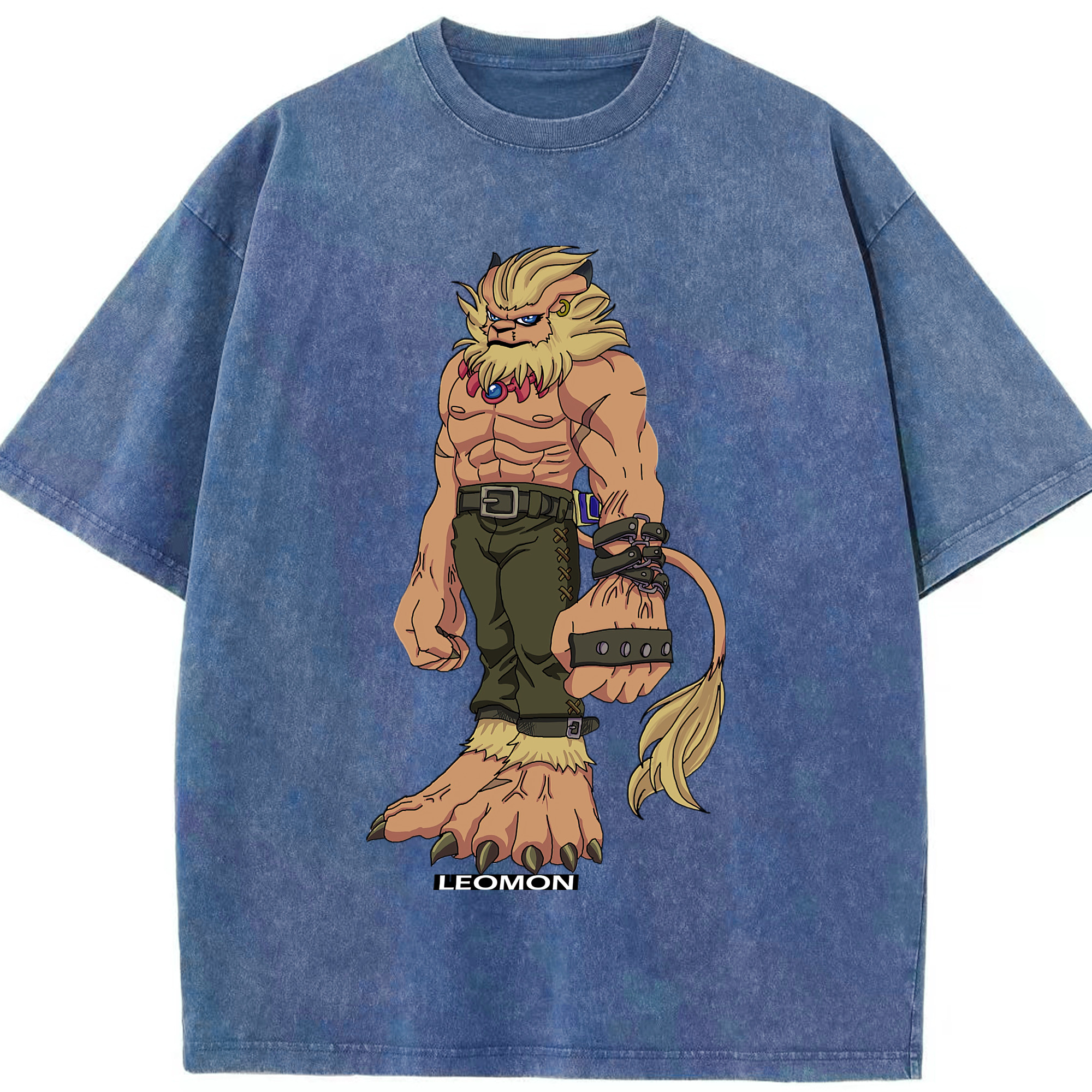 （画像用） Digimon デジタルモンスター/デジモン 綿100% ヴィンテージ風 半袖Tシャツ（フロントプリント）