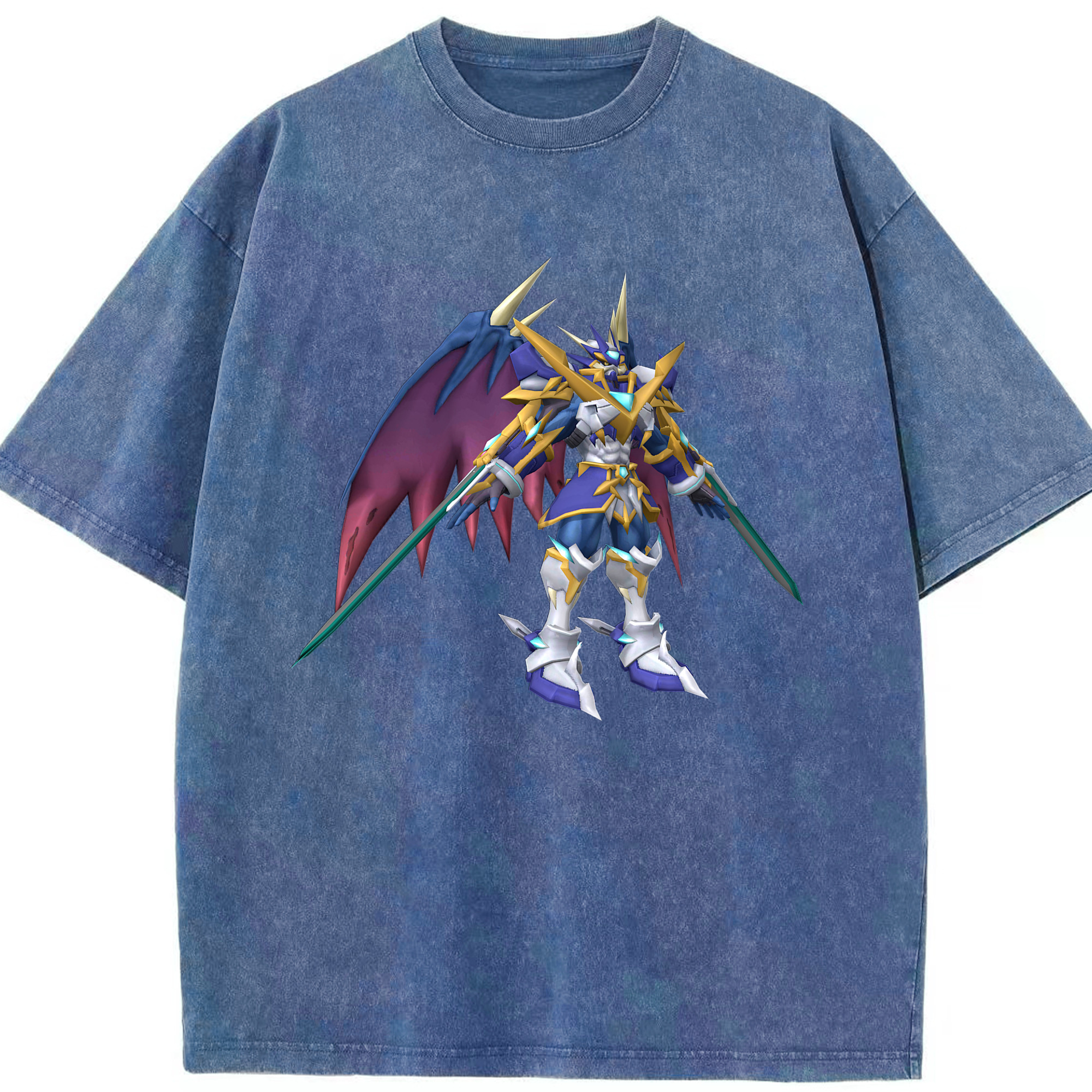 （画像用） Digimon デジタルモンスター/デジモン 綿100% ヴィンテージ風 半袖Tシャツ（フロントプリント）