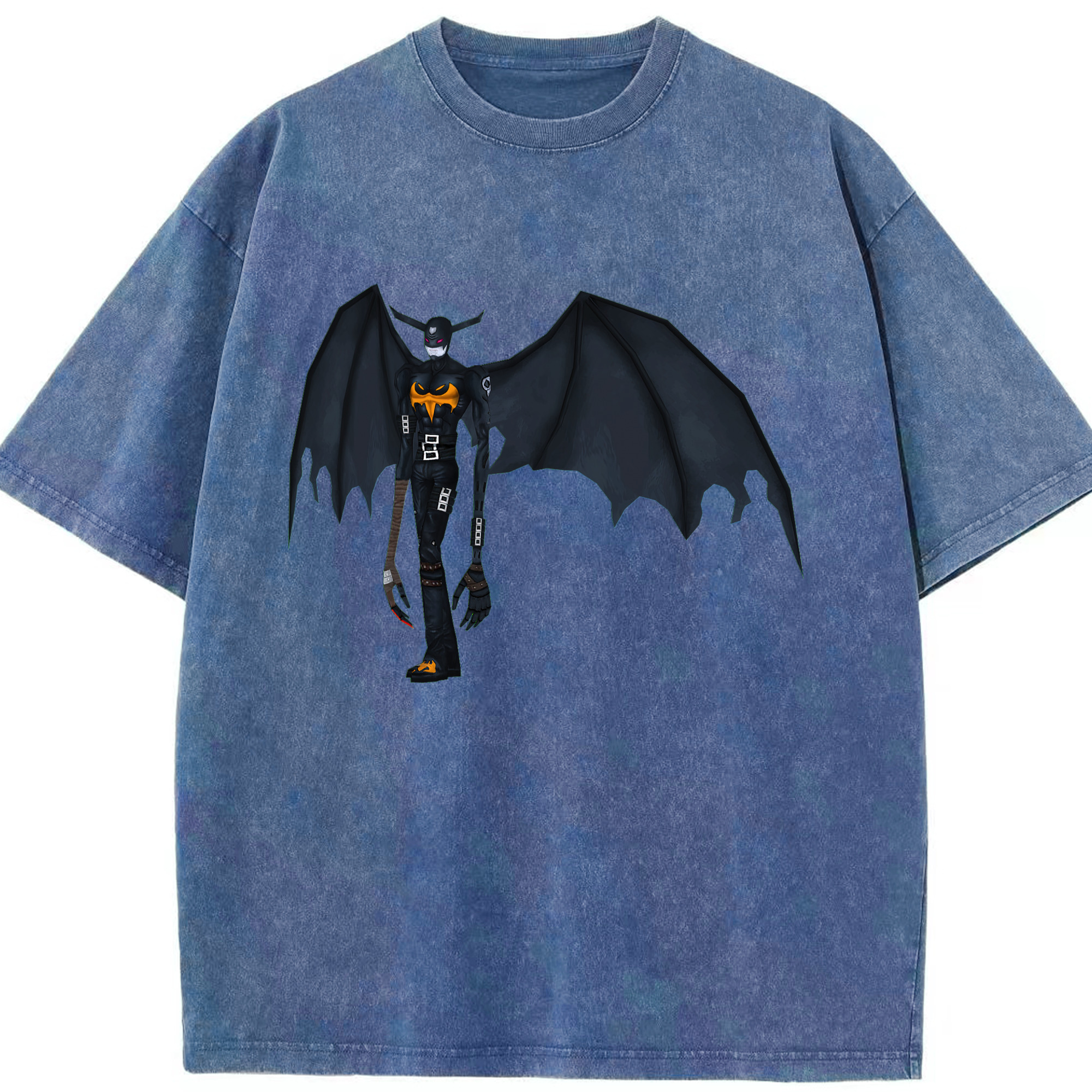 （画像用） Digimon デジタルモンスター/デジモン 綿100% ヴィンテージ風 半袖Tシャツ（フロントプリント）