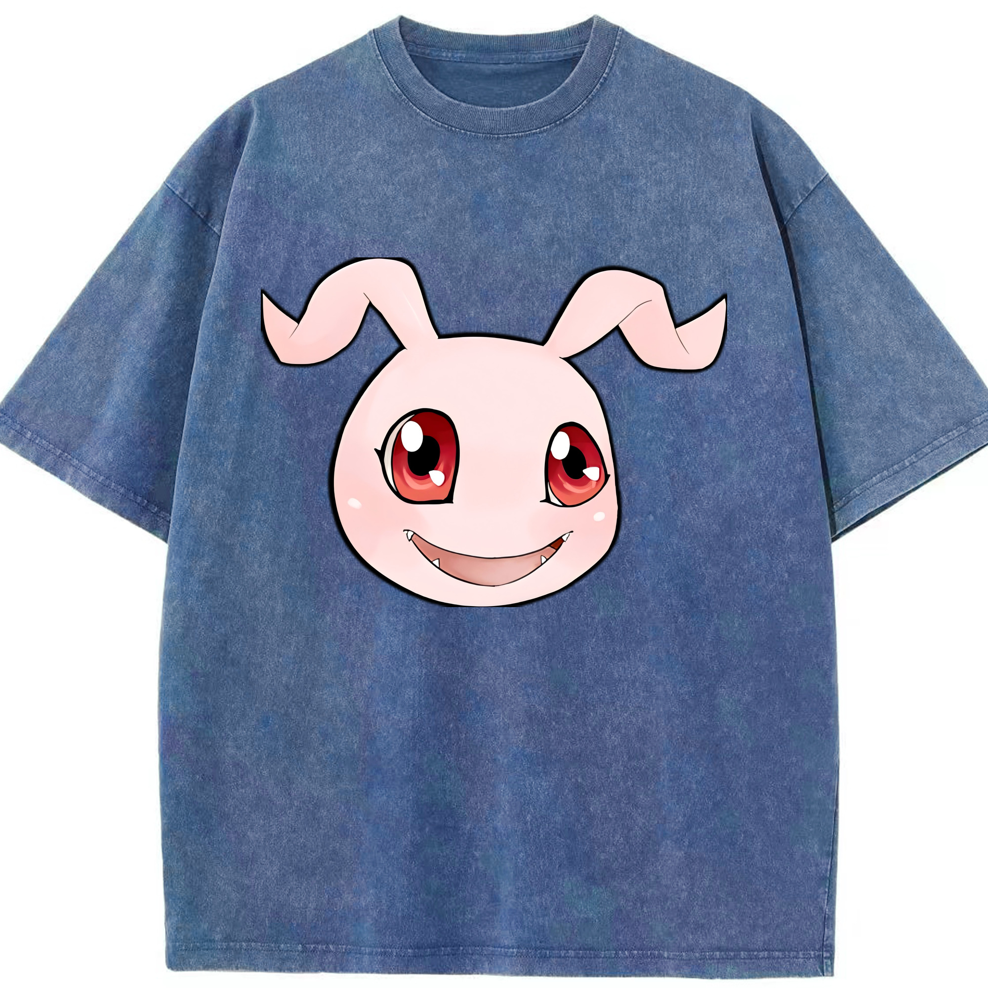 （画像用） Digimon デジタルモンスター/デジモン 綿100% ヴィンテージ風 半袖Tシャツ（フロントプリント）
